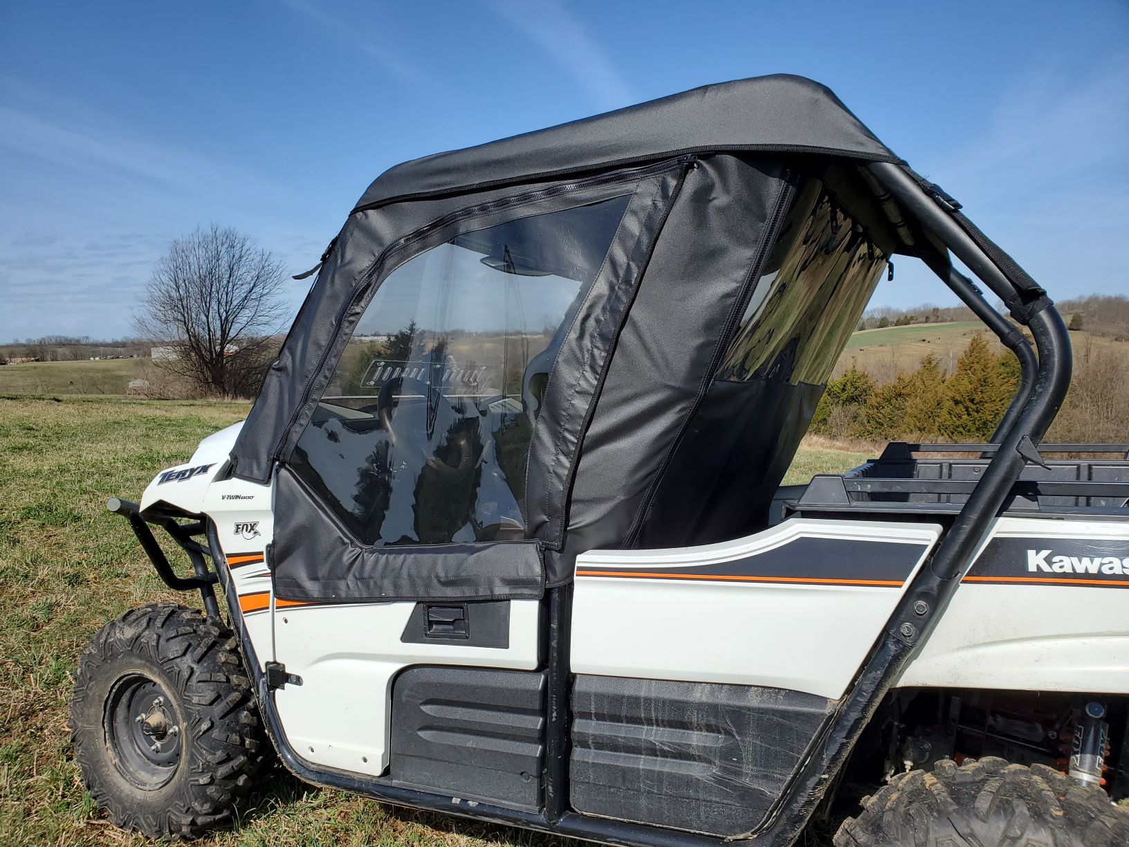 Photo of Kawasaki Teryx 800 (2-Seater) - Door/Rear Window Combo by 3 Star UTV - Premium Enclosures for UTVs / Side by Sides