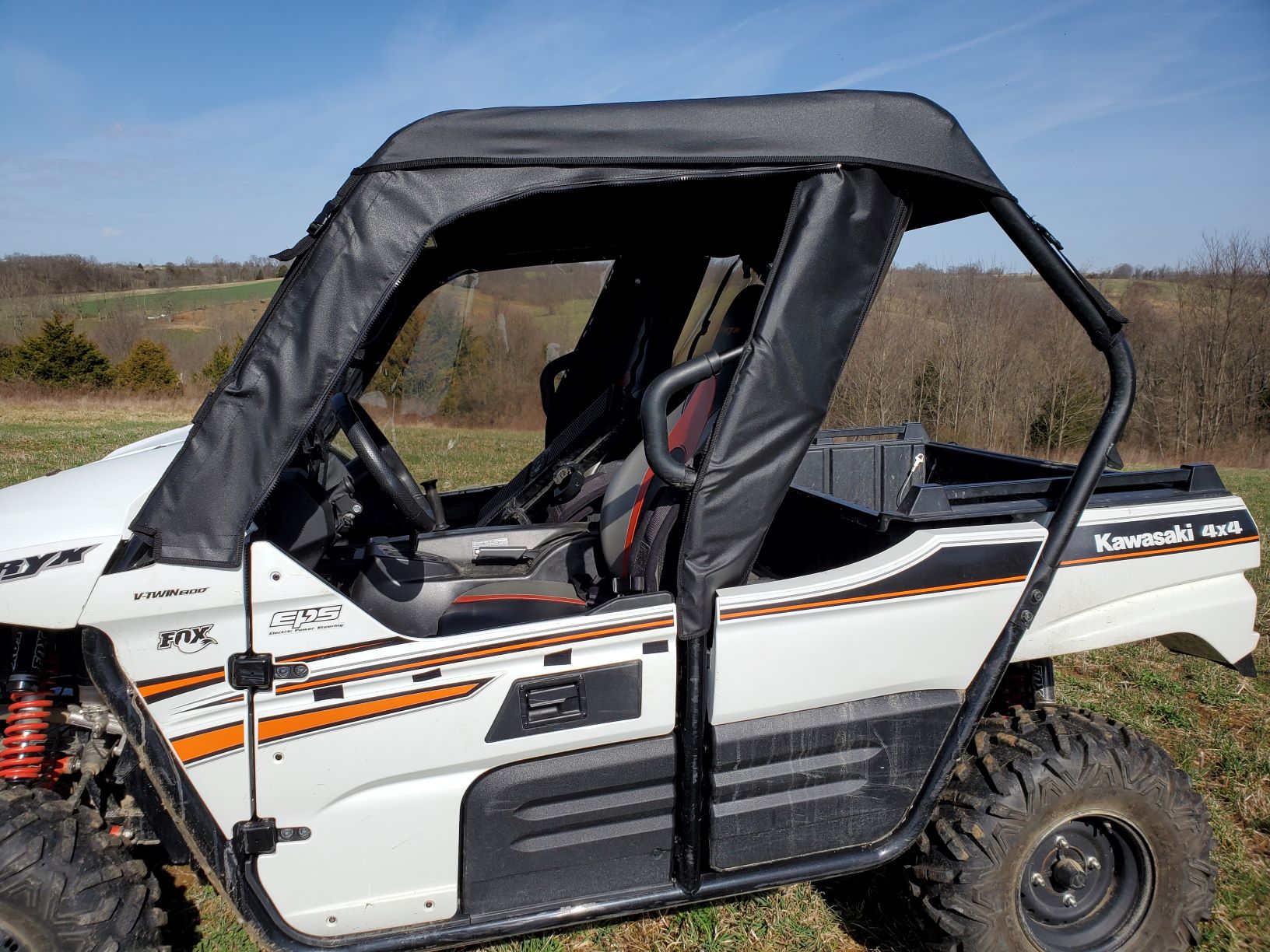 Photo of Kawasaki Teryx 800 (2-Seater) - Full Cab Enclosure for Hard Windshield by 3 Star UTV - Premium Enclosures for UTVs / Side by Sides