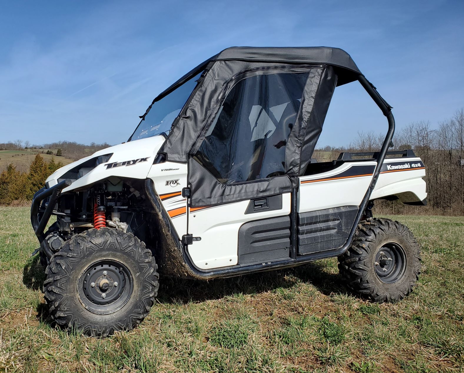 Photo of Kawasaki Teryx 800 (2-Seater) - Full Cab Enclosure for Hard Windshield by 3 Star UTV - Premium Enclosures for UTVs / Side by Sides