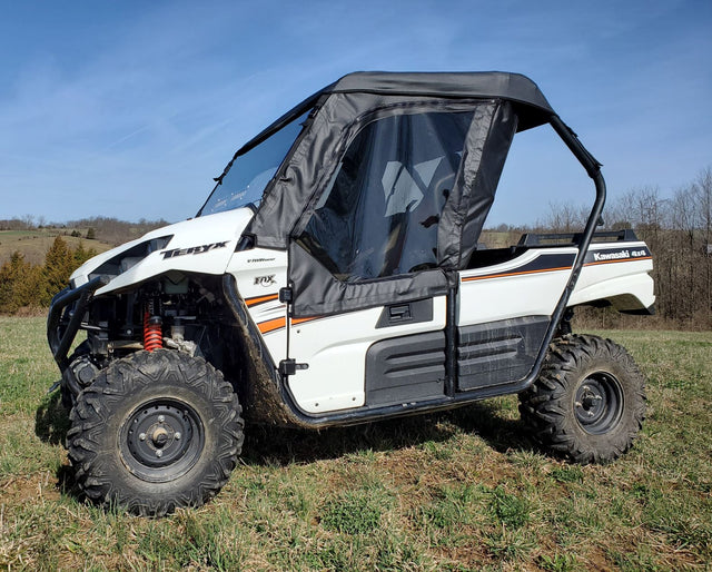 Photo of Kawasaki Teryx 800 (2-Seater) - Full Cab Enclosure for Hard Windshield by 3 Star UTV - Premium Enclosures for UTVs / Side by Sides