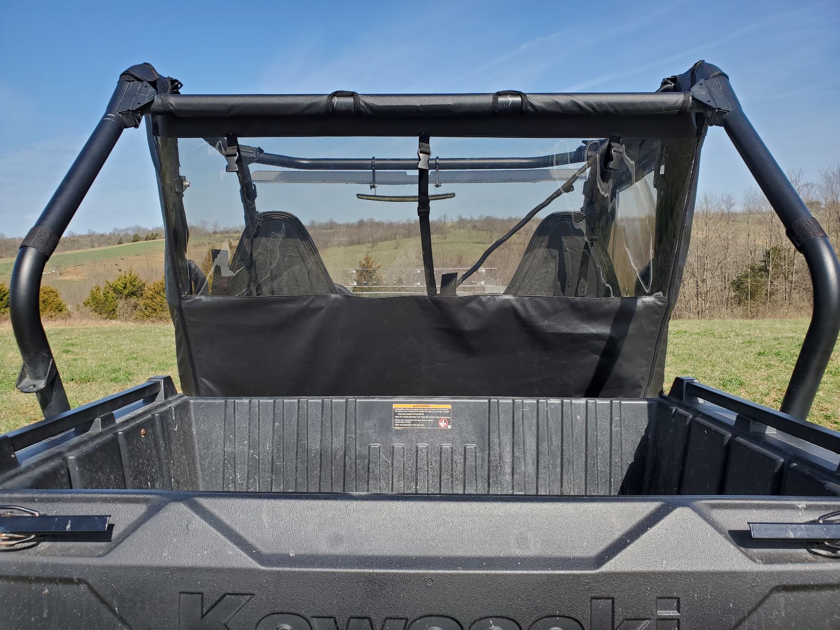 Photo of Kawasaki Teryx 800 (2-Seater) - Soft Back Panel by 3 Star UTV - Premium Enclosures for UTVs / Side by Sides
