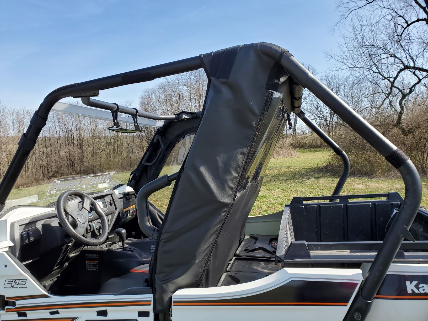 Photo of Kawasaki Teryx 800 (2-Seater) - Soft Back Panel by 3 Star UTV - Premium Enclosures for UTVs / Side by Sides