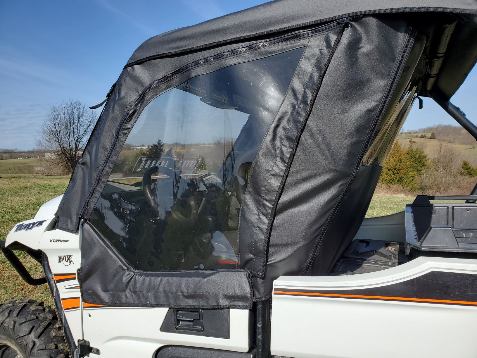 Photo of Kawasaki Teryx 800 (2-Seater) - Soft Doors by 3 Star UTV - Premium Enclosures for UTVs / Side by Sides