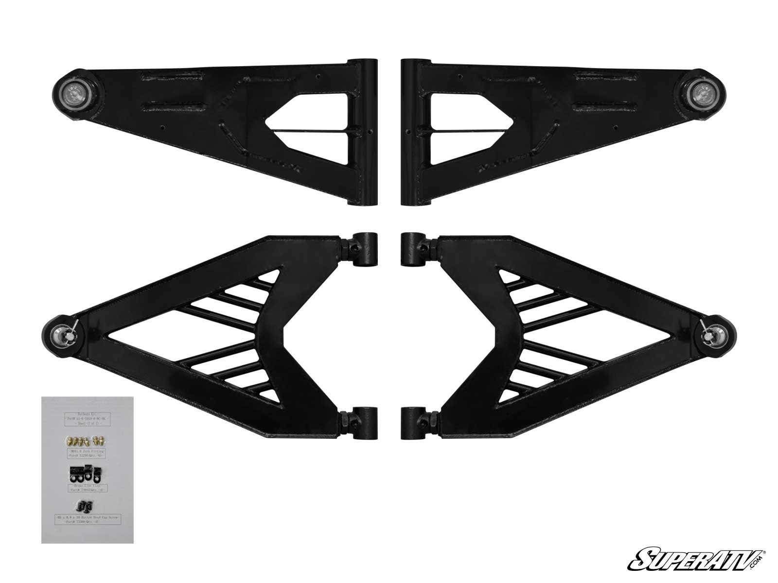 Photo of SuperATV Kawasaki Teryx Uniball for High Clearance Boxed A Arms by SuperATV - Premium A-Arms & Control Arms for UTVs / Side by Sides