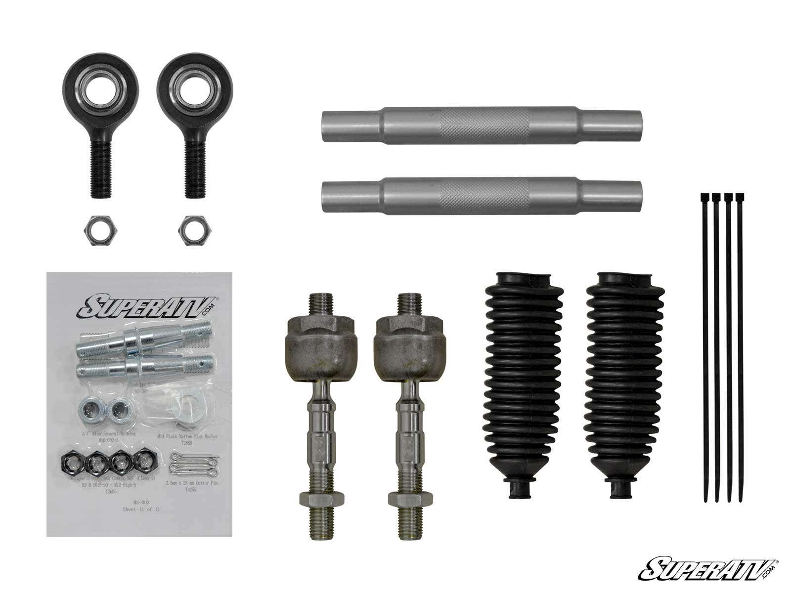 Photo of SuperATV Kawasaki Teryx Heavy Duty Tie Rod Kit by SuperATV - Premium Tie Rods for UTVs / Side by Sides