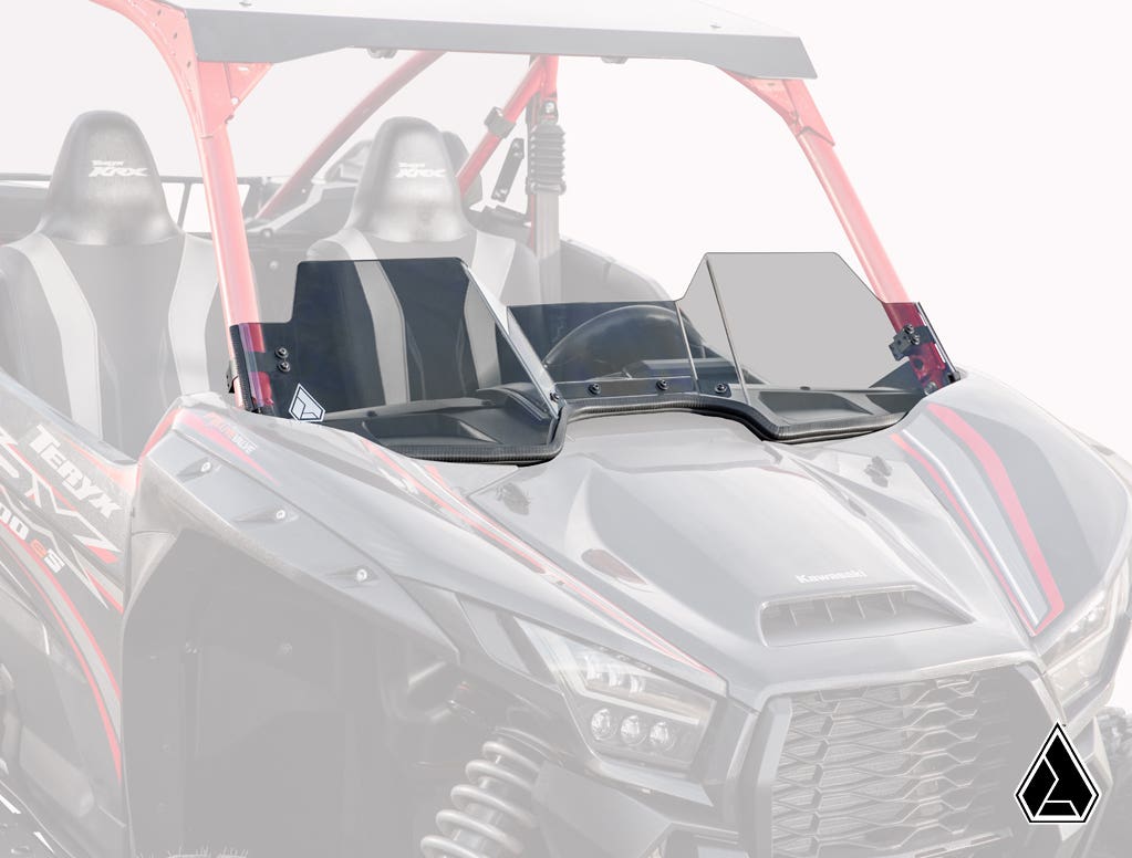 Photo of Assault Industries Kawasaki Teryx KRX 1000 Half Windshield by Assault Industries - Premium Windshields for UTVs / Side by Sides