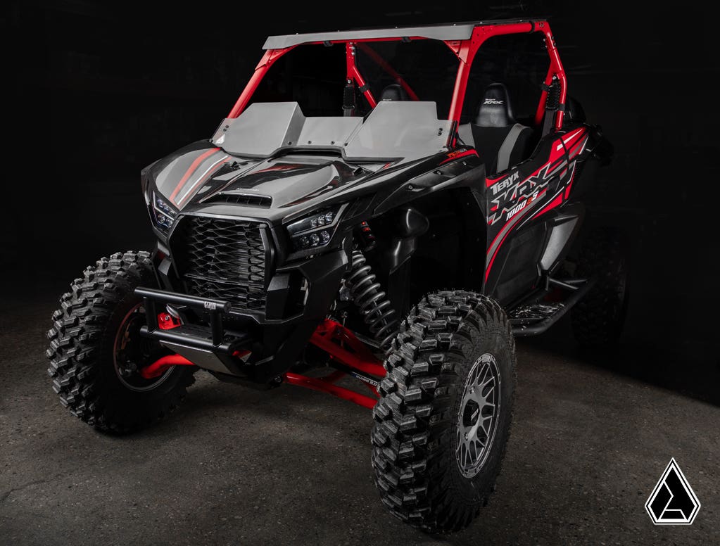 Photo of Assault Industries Kawasaki Teryx KRX 1000 Half Windshield by Assault Industries - Premium Windshields for UTVs / Side by Sides