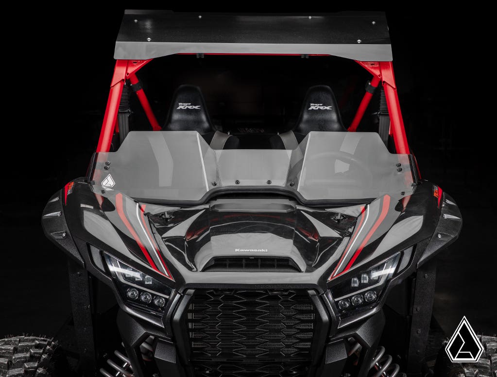 Photo of Assault Industries Kawasaki Teryx KRX 1000 Half Windshield by Assault Industries - Premium Windshields for UTVs / Side by Sides
