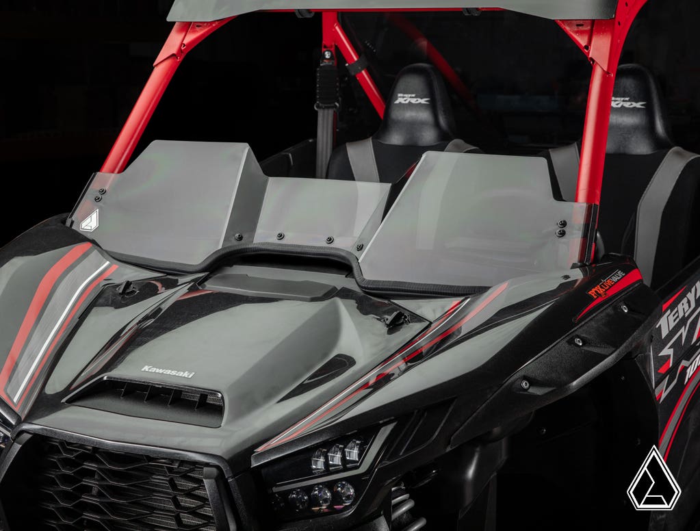 Photo of Assault Industries Kawasaki Teryx KRX 1000 Half Windshield by Assault Industries - Premium Windshields for UTVs / Side by Sides