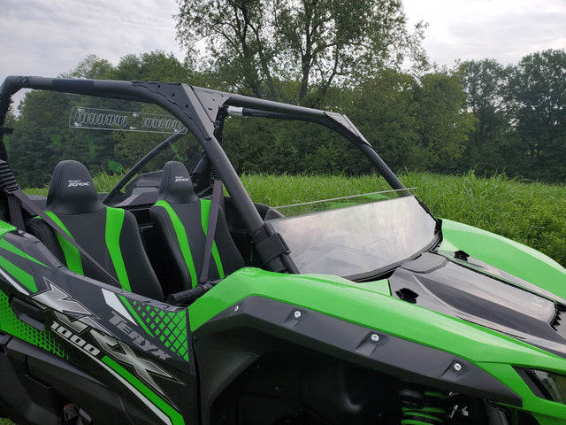 Photo of Kawasaki Teryx KRX Crew - General-Purpose Half Windshield by 3 Star UTV - Premium Windshields for UTVs / Side by Sides