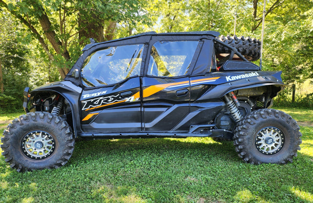 Photo of Kawasaki Teryx KRX Crew - Upper Doors by 3 Star UTV - Premium Enclosures for UTVs / Side by Sides