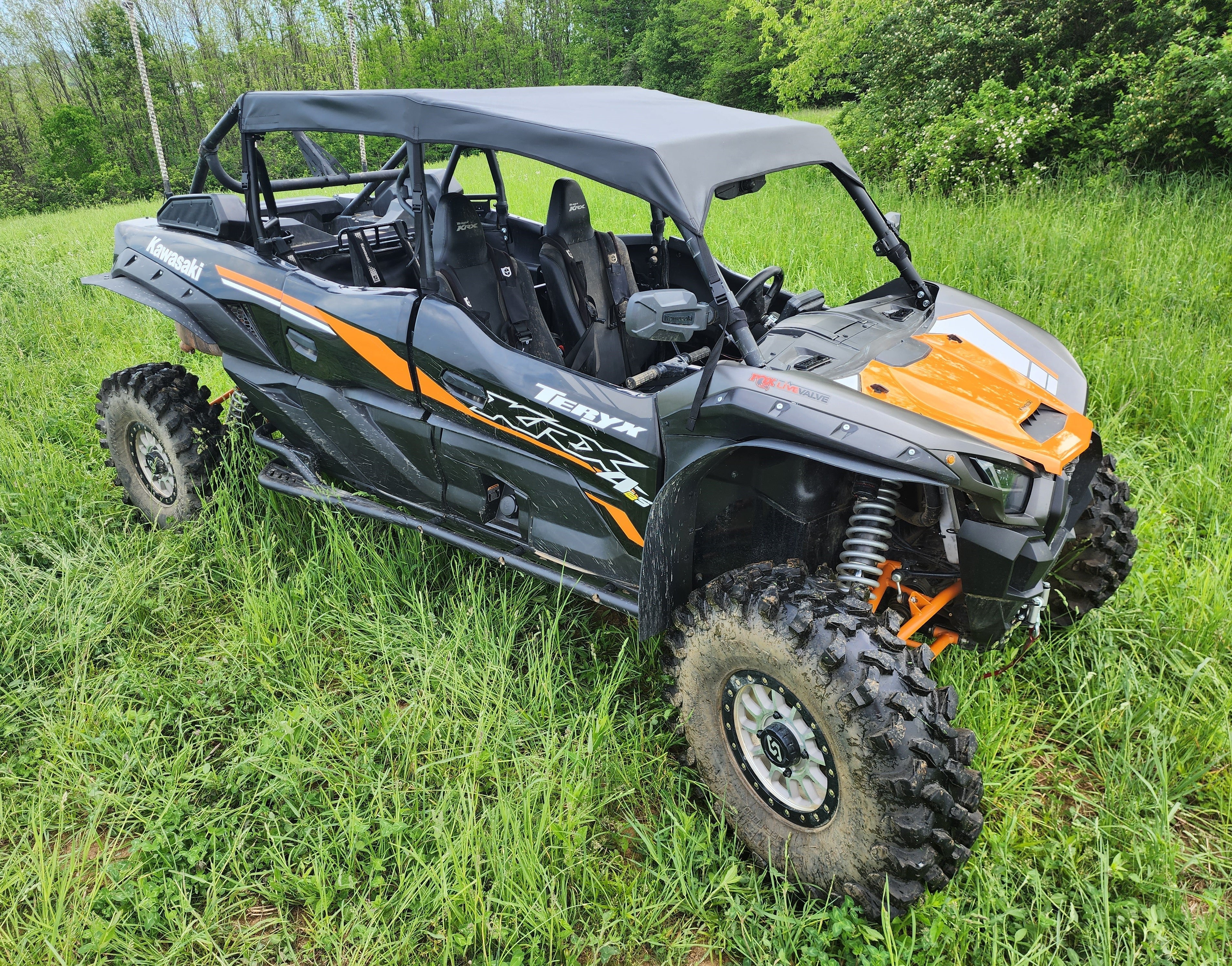 Photo of Kawasaki Teryx KRX Crew - Full Cab Enclosure for Hard Windshield by 3 Star UTV - Premium Enclosures for UTVs / Side by Sides