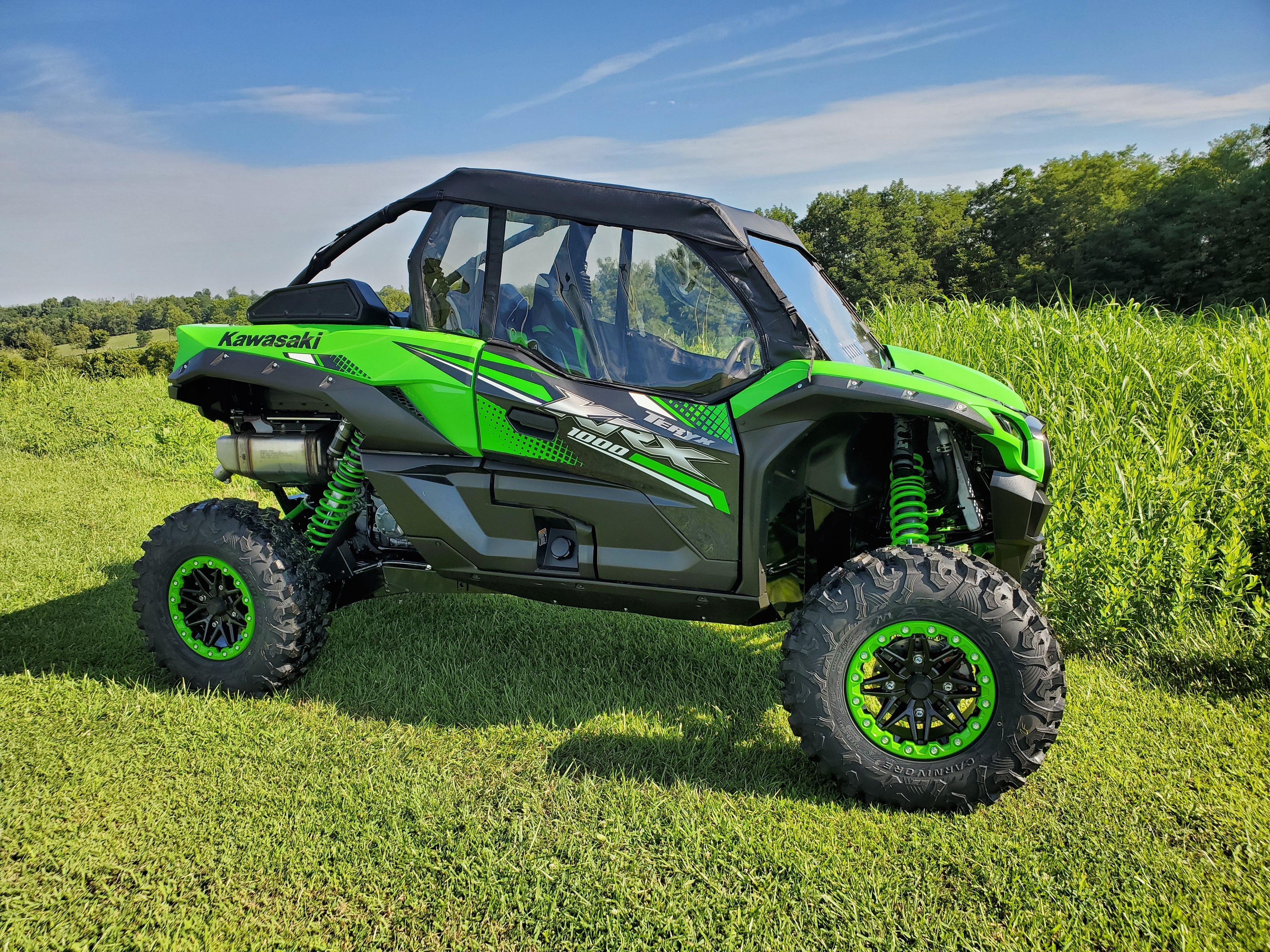 Photo of Kawasaki Teryx KRX - Full Cab Enclosure for Hard Windshield by 3 Star UTV - Premium Enclosures for UTVs / Side by Sides