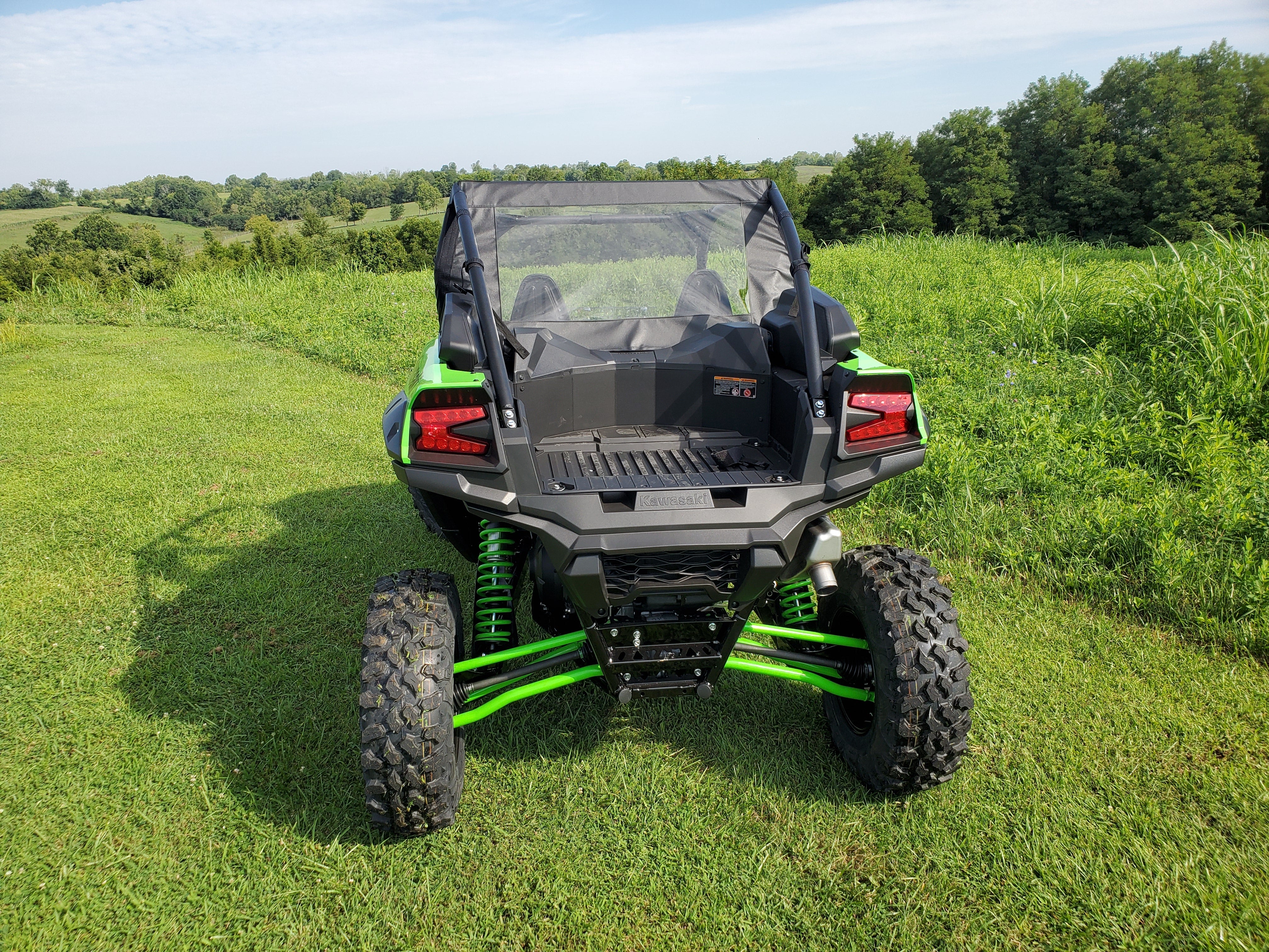 Photo of Kawasaki Teryx KRX - Soft Back Panel by 3 Star UTV - Premium Enclosures for UTVs / Side by Sides