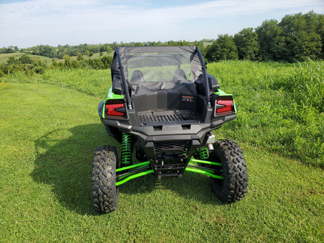 Photo of Kawasaki Teryx KRX - Soft Back Panel by 3 Star UTV - Premium Enclosures for UTVs / Side by Sides