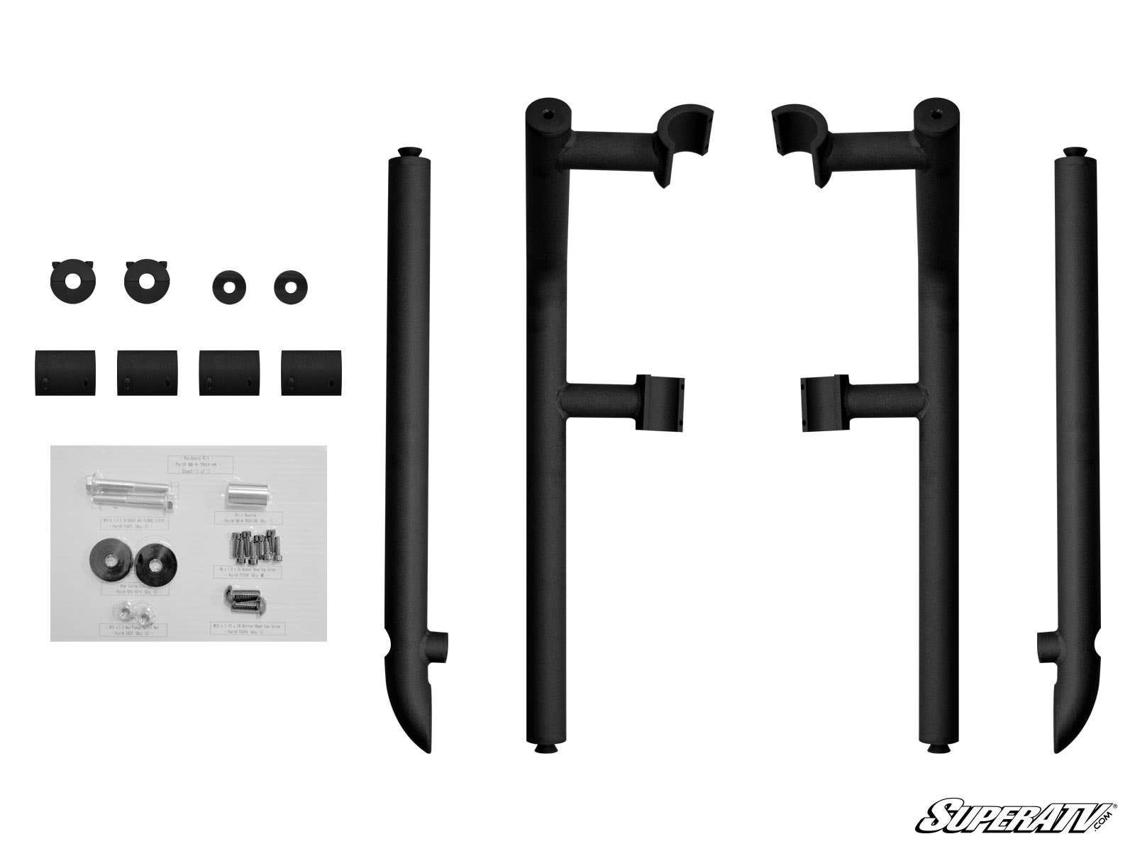 Photo of SuperATV Kawasaki Teryx 4 Heavy Duty Nerf Bars by SuperATV - Premium Nerf Bars for UTVs / Side by Sides
