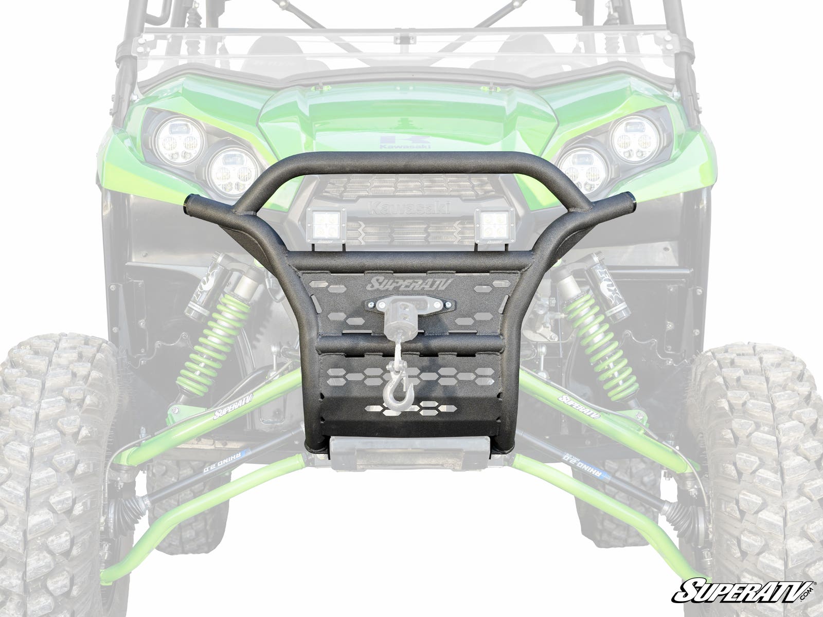 Photo of SuperATV Kawasaki Teryx Winch-Ready Tubed Front Bumper by SuperATV - Premium Bumpers for UTVs / Side by Sides