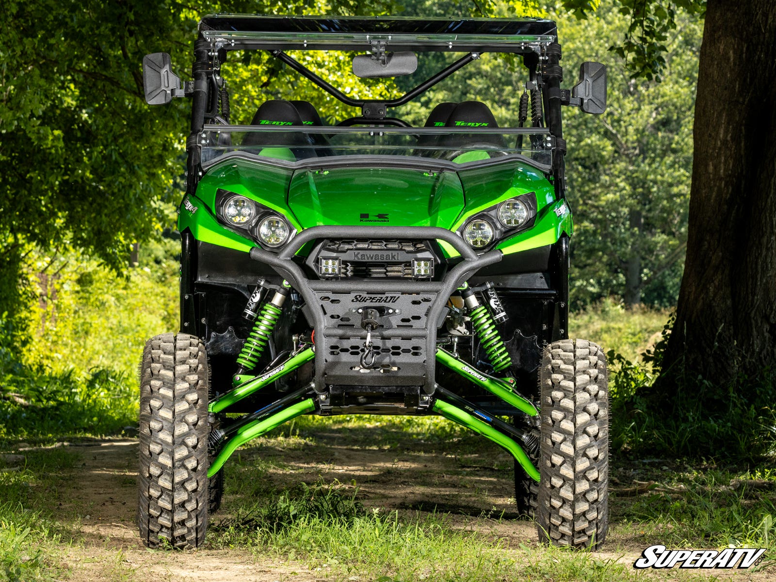 Photo of SuperATV Kawasaki Teryx Winch-Ready Tubed Front Bumper by SuperATV - Premium Bumpers for UTVs / Side by Sides