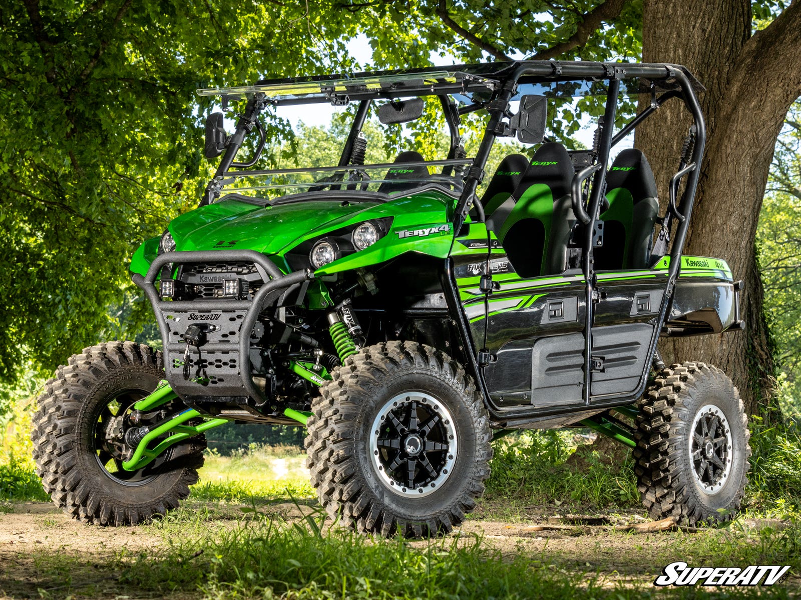 Photo of SuperATV Kawasaki Teryx Winch-Ready Tubed Front Bumper by SuperATV - Premium Bumpers for UTVs / Side by Sides