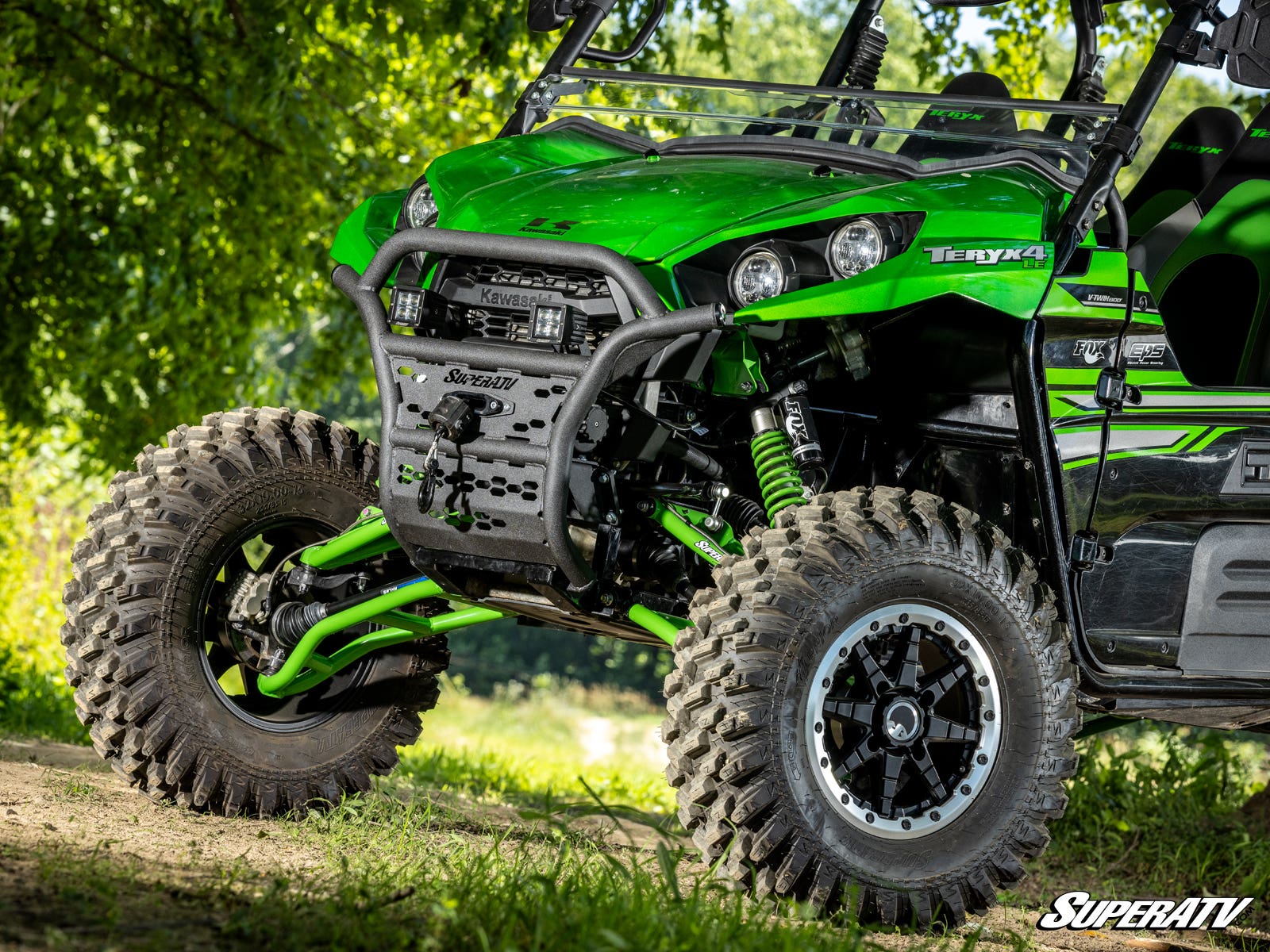 Photo of SuperATV Kawasaki Teryx Winch-Ready Tubed Front Bumper by SuperATV - Premium Bumpers for UTVs / Side by Sides