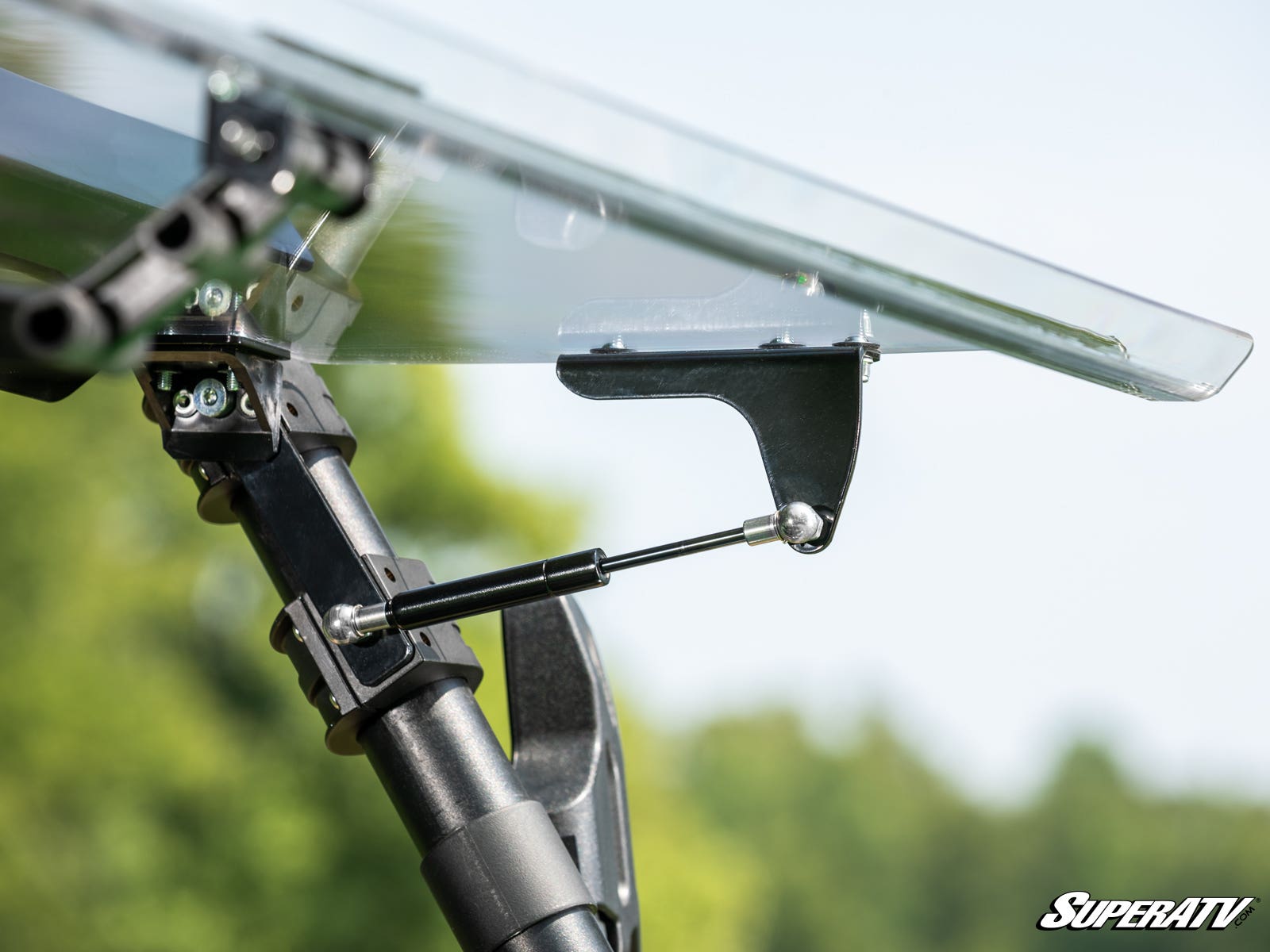 Photo of SuperATV Kawasaki Teryx S Scratch-Resistant Flip Windshield by SuperATV - Premium Windshields for UTVs / Side by Sides
