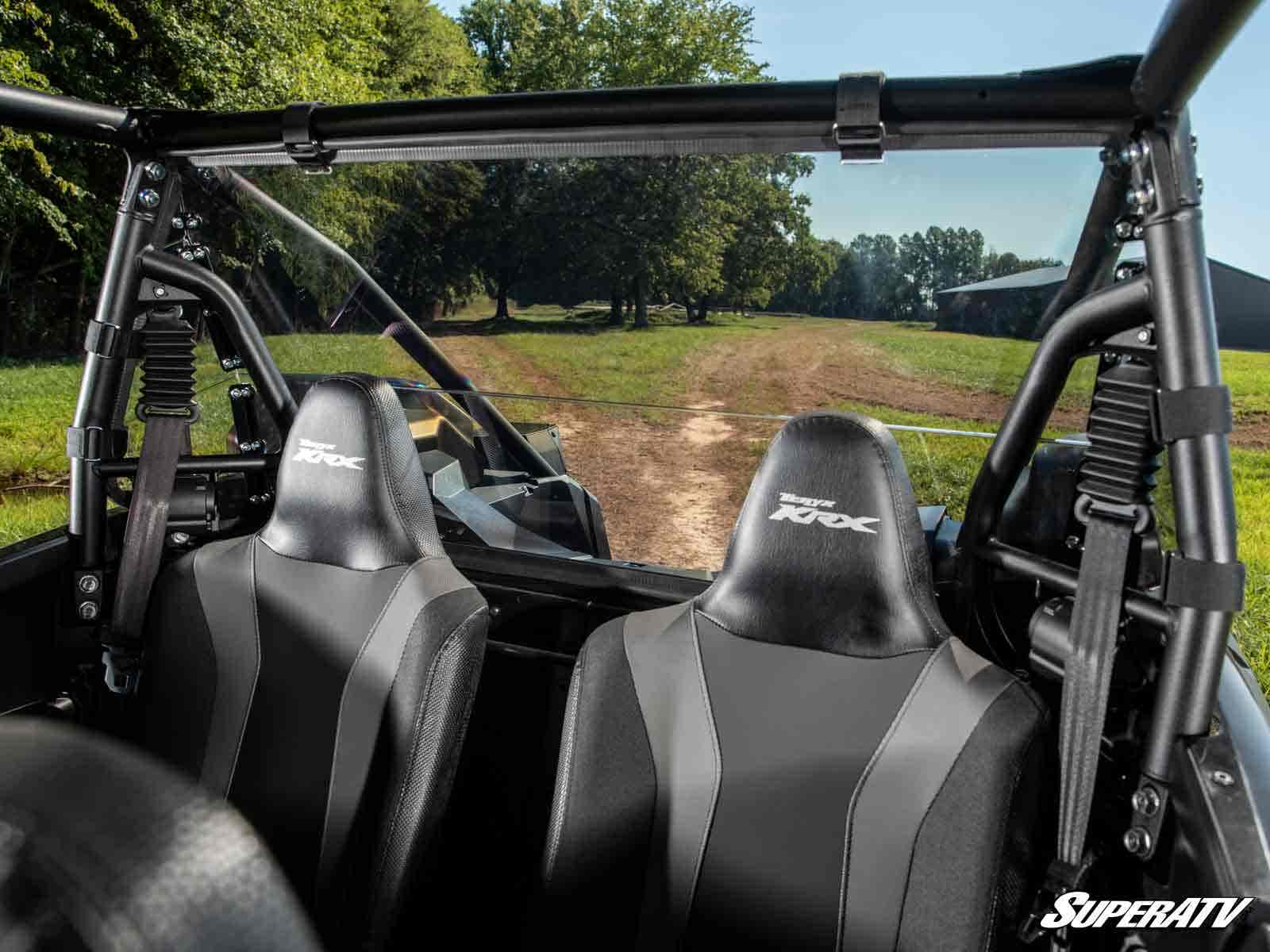 Photo of SuperATV Kawasaki Teryx KRX 4 1000 Rear Windshield by SuperATV - Premium Windshields for UTVs / Side by Sides