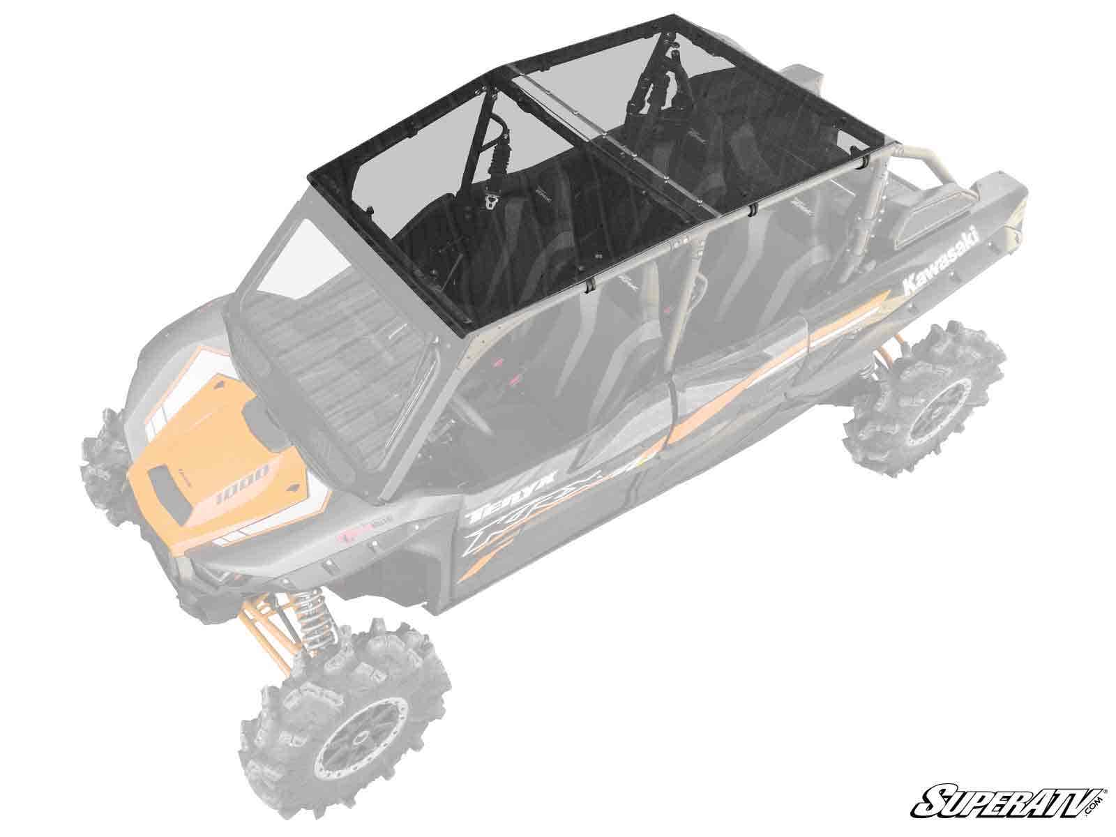 Photo of SuperATV Kawasaki Teryx KRX 4 1000 Tinted Roof by SuperATV - Premium Roofs for UTVs / Side by Sides