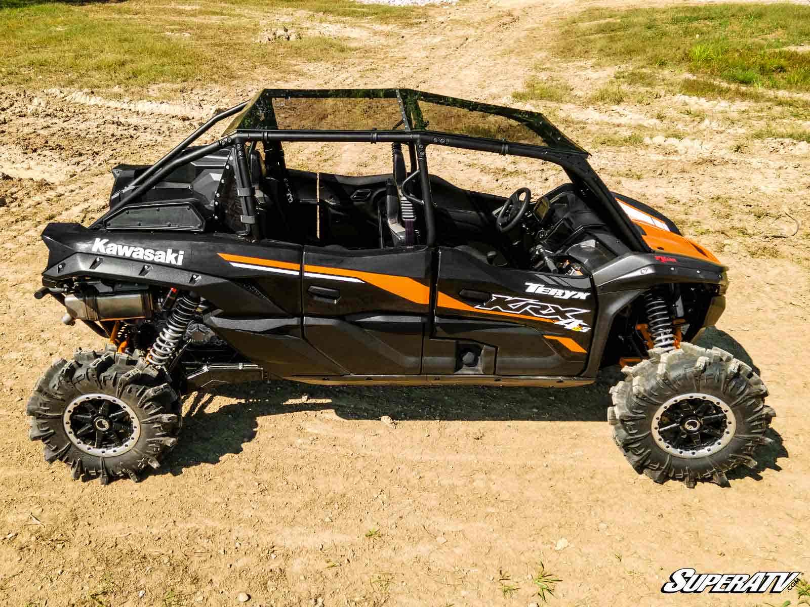 Photo of SuperATV Kawasaki Teryx KRX 4 1000 Tinted Roof by SuperATV - Premium Roofs for UTVs / Side by Sides