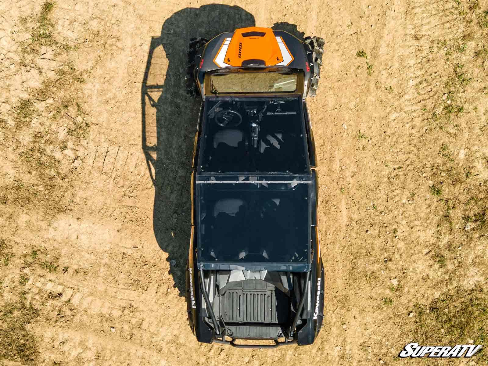 Photo of SuperATV Kawasaki Teryx KRX 4 1000 Tinted Roof by SuperATV - Premium Roofs for UTVs / Side by Sides