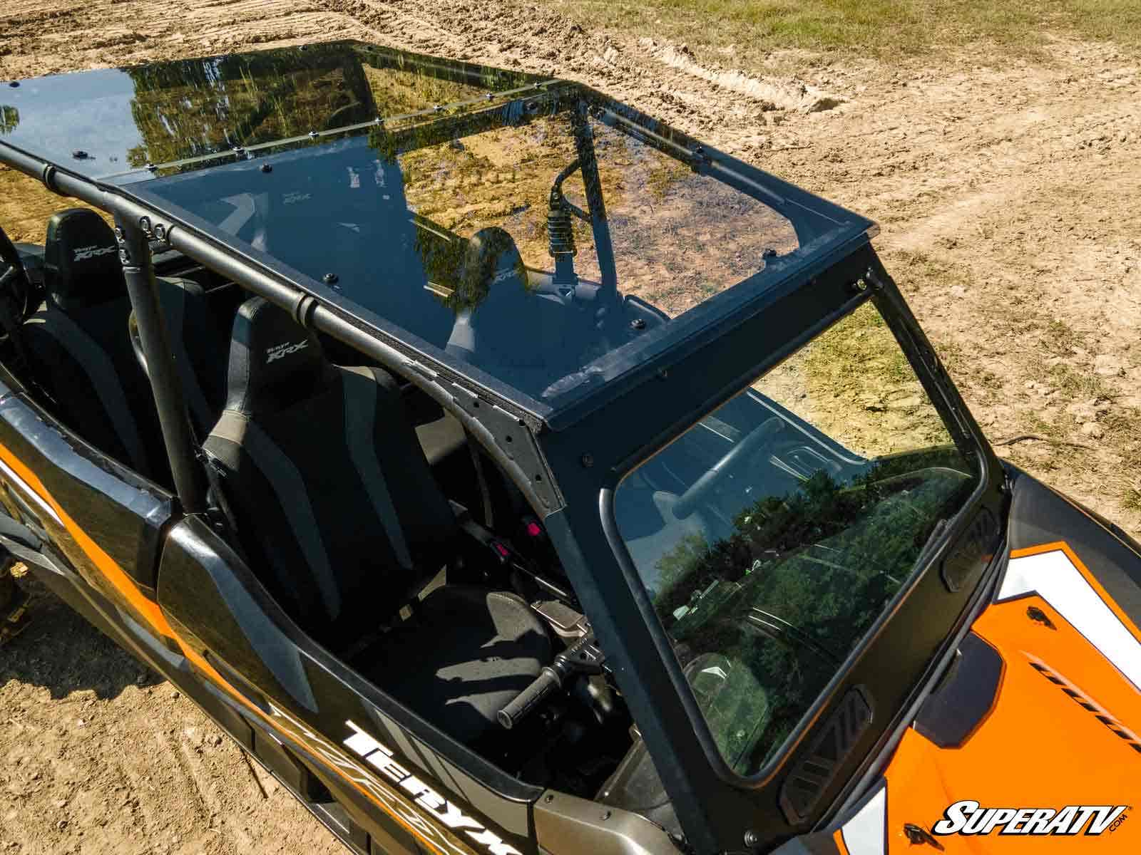 Photo of SuperATV Kawasaki Teryx KRX 4 1000 Tinted Roof by SuperATV - Premium Roofs for UTVs / Side by Sides