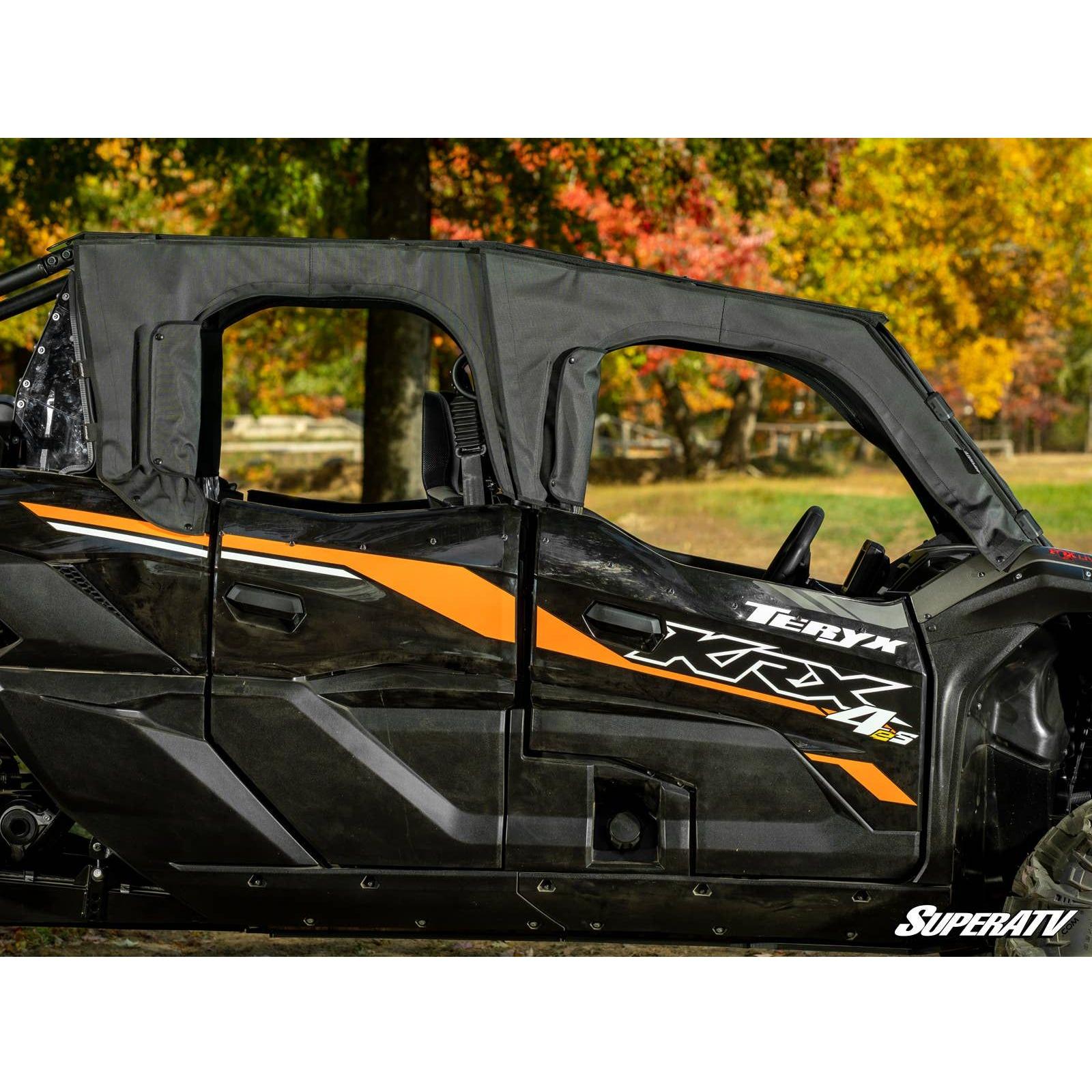 Photo of Kawasaki KRX 4 Primal Soft Cab Enclosure Upper Doors by SuperATV - Premium Doors for UTVs / Side by Sides
