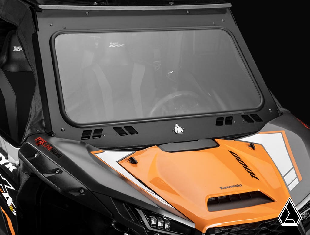 Photo of Assault Industries Kawasaki Teryx KRX 1000 Glass Windshield by Assault Industries - Premium Windshields for UTVs / Side by Sides