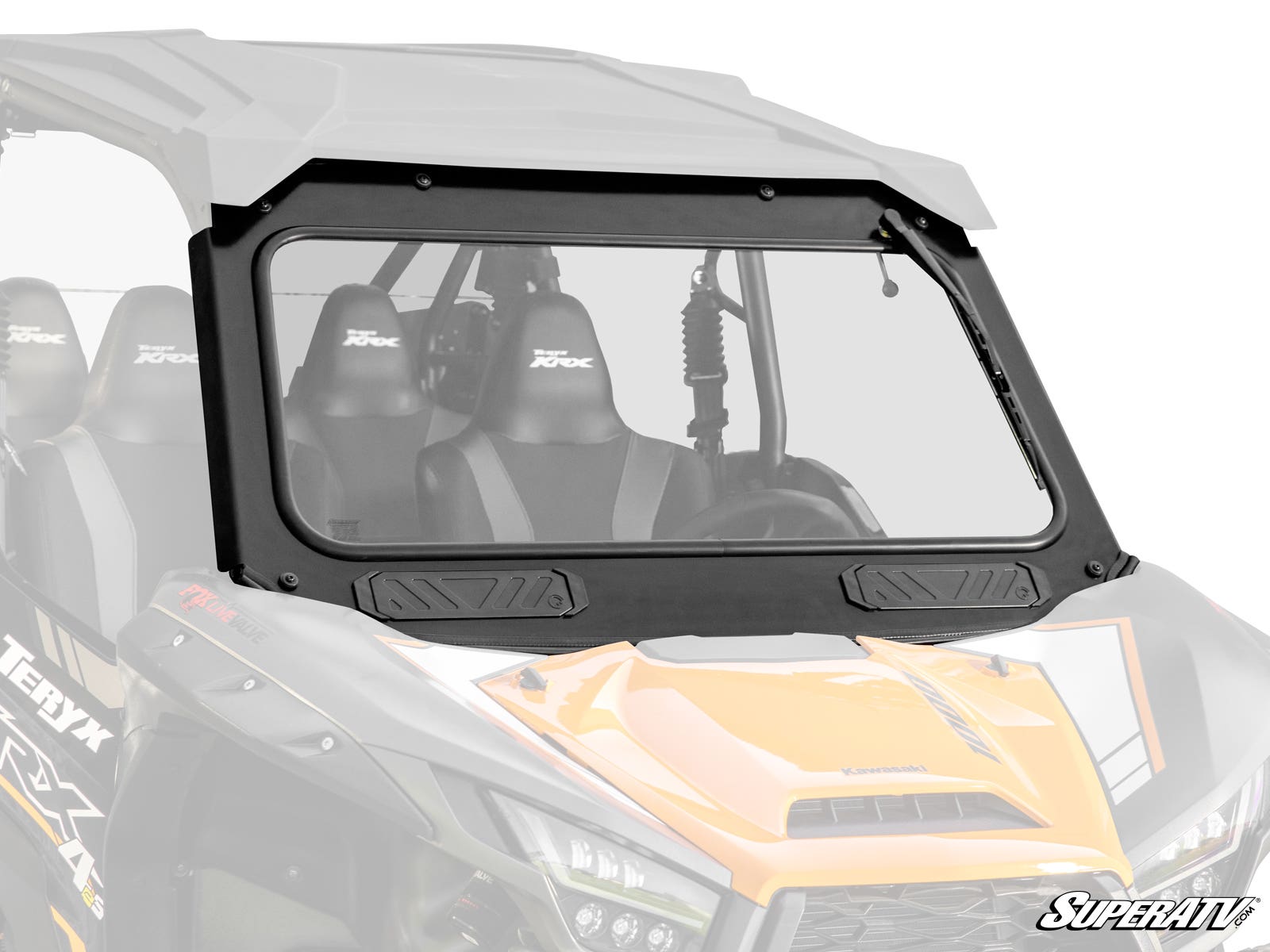 Photo of SuperATV Kawasaki Teryx KRX 1000 Glass Windshield by SuperATV - Premium Windshields for UTVs / Side by Sides