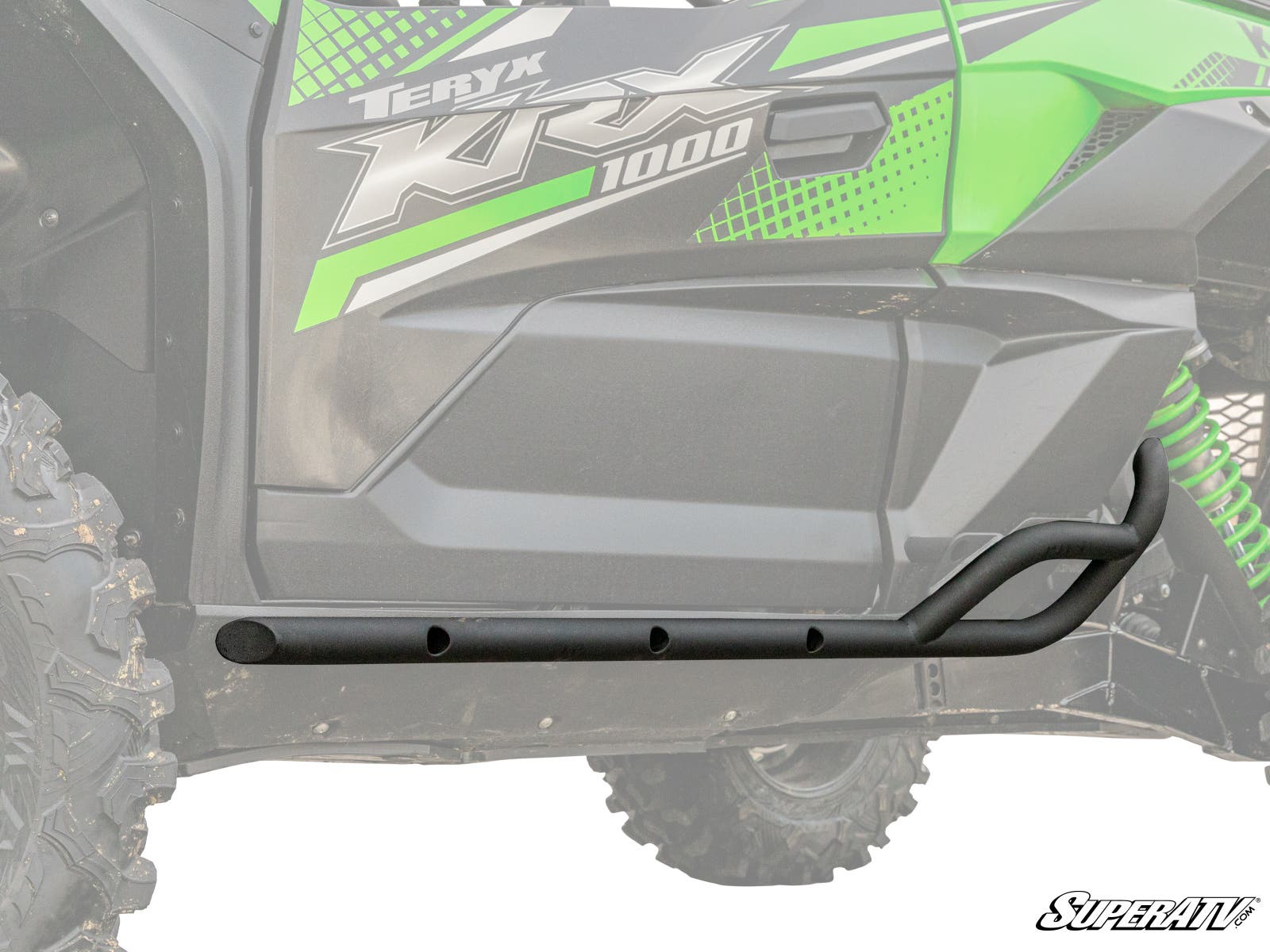 Photo of SuperATV Kawasaki Teryx KRX 1000 Heavy Duty Nerf Bars by SuperATV - Premium Nerf Bars for UTVs / Side by Sides
