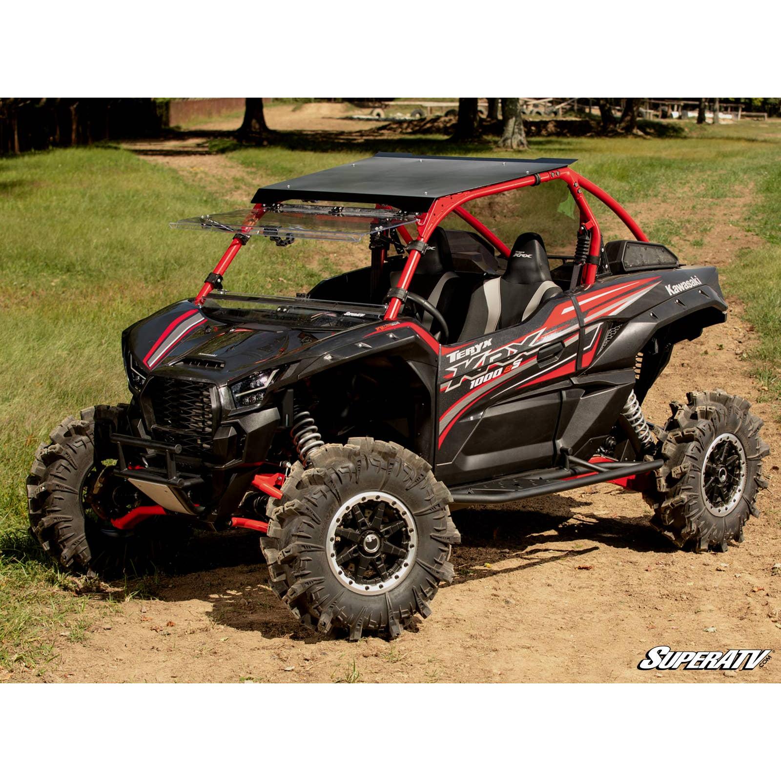 Photo of Kawasaki KRX Tree Kickers by SuperATV - Premium Nerf Bars for UTVs / Side by Sides