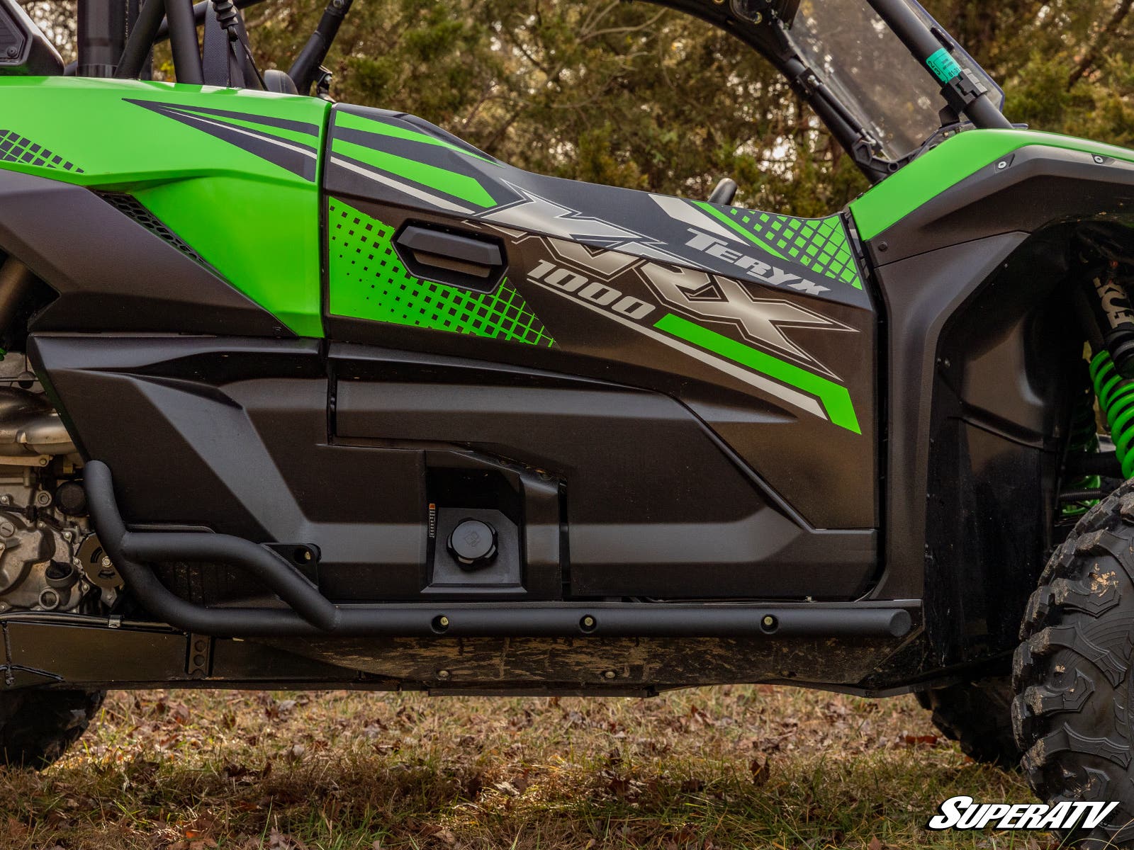 Photo of SuperATV Kawasaki Teryx KRX 1000 Heavy Duty Nerf Bars by SuperATV - Premium Nerf Bars for UTVs / Side by Sides