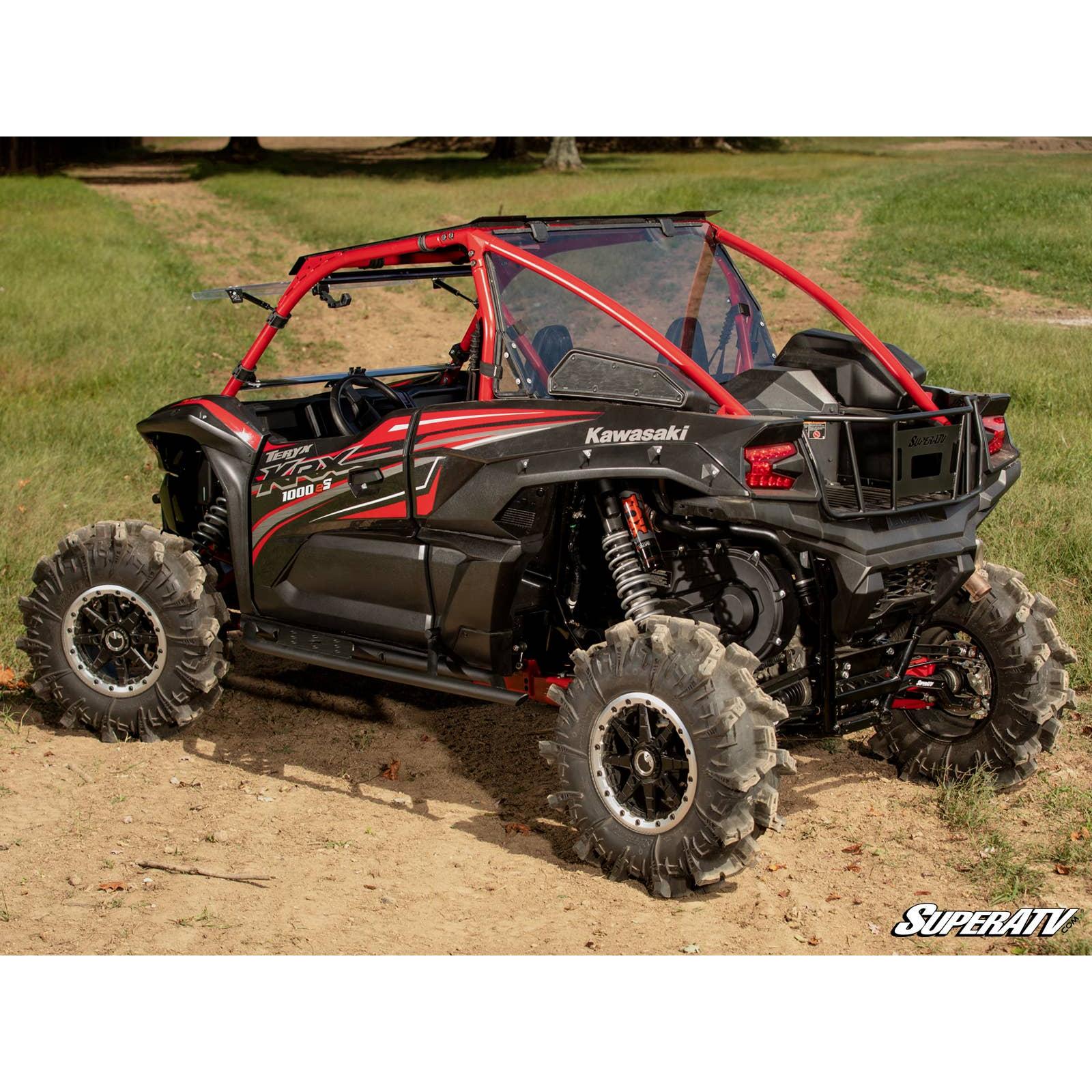 Photo of Kawasaki KRX Tree Kickers by SuperATV - Premium Nerf Bars for UTVs / Side by Sides
