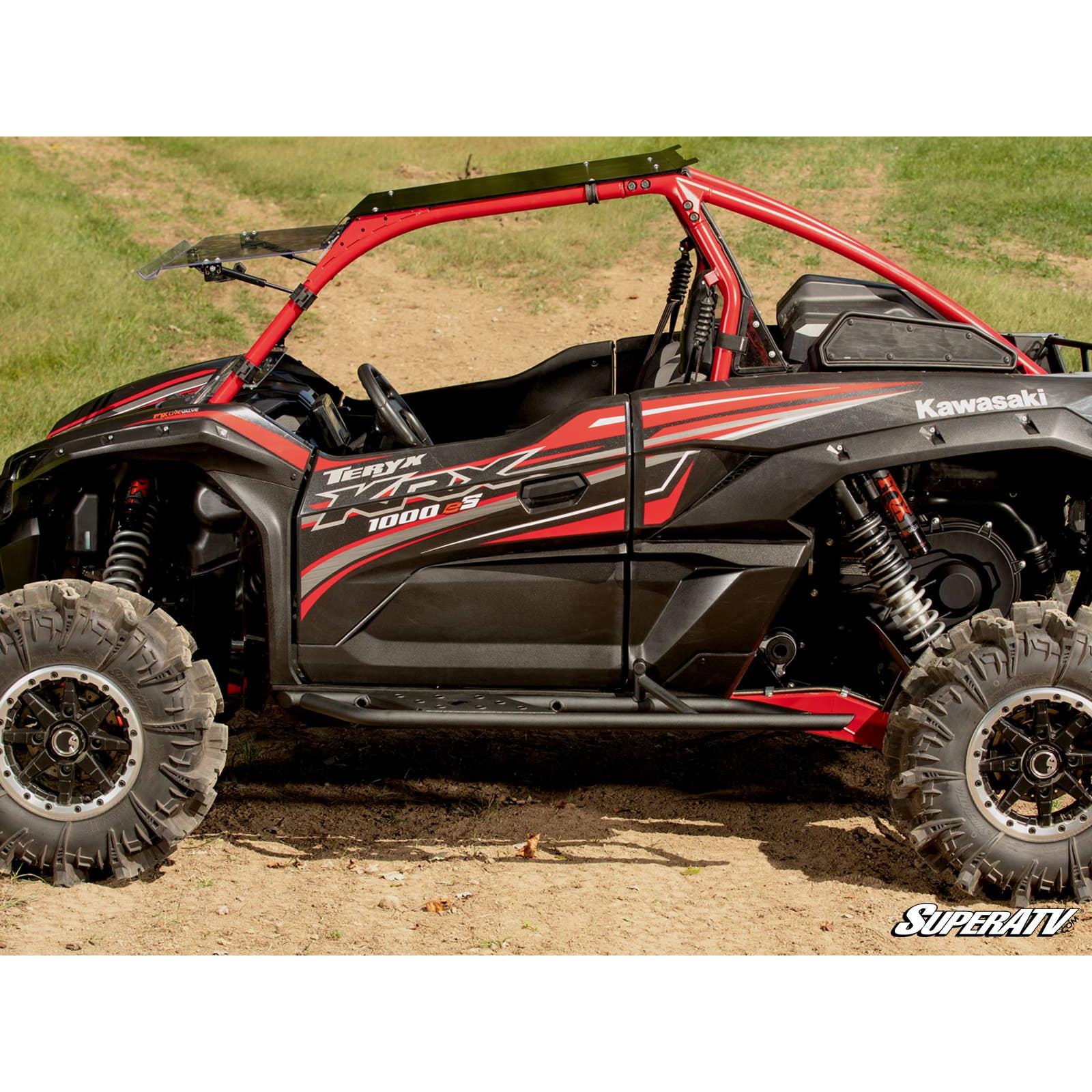 Photo of Kawasaki KRX Tree Kickers by SuperATV - Premium Nerf Bars for UTVs / Side by Sides