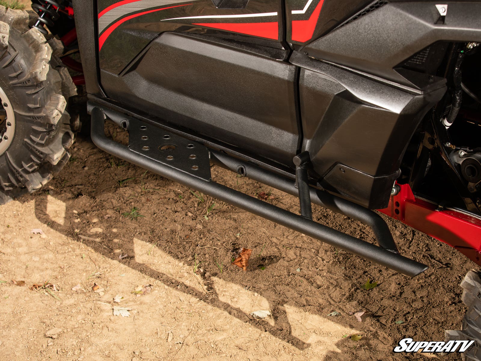 Photo of SuperATV Kawasaki Teryx KRX 1000 Tree Kickers by SuperATV - Premium Nerf Bars for UTVs / Side by Sides