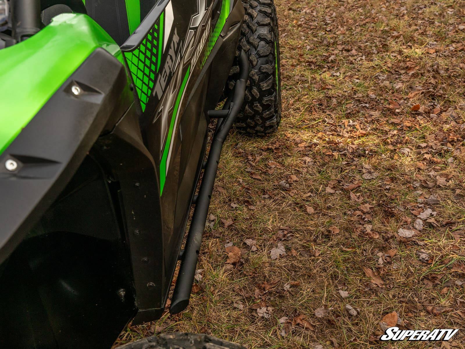 Photo of SuperATV Kawasaki Teryx KRX 1000 Heavy Duty Nerf Bars by SuperATV - Premium Nerf Bars for UTVs / Side by Sides
