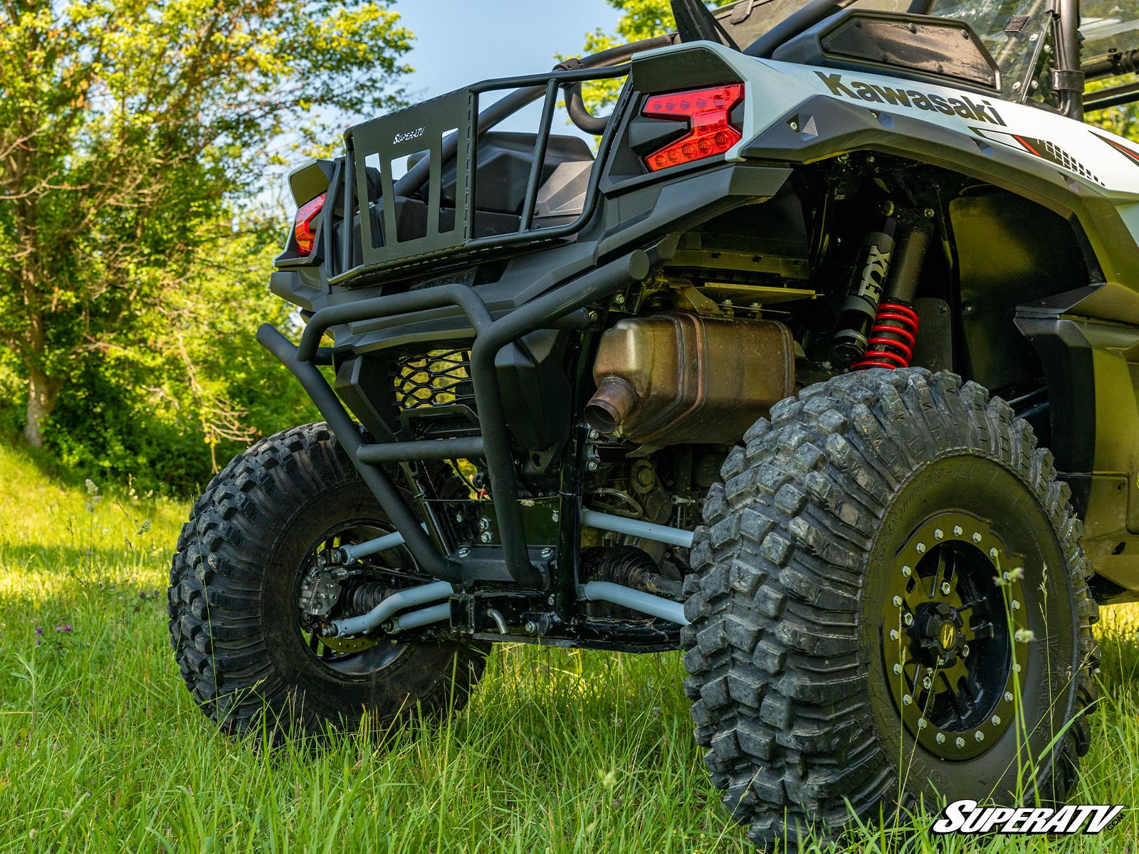 Photo of SuperATV Kawasaki Teryx KRX 1000 Rear Bumper by SuperATV - Premium Bumpers for UTVs / Side by Sides