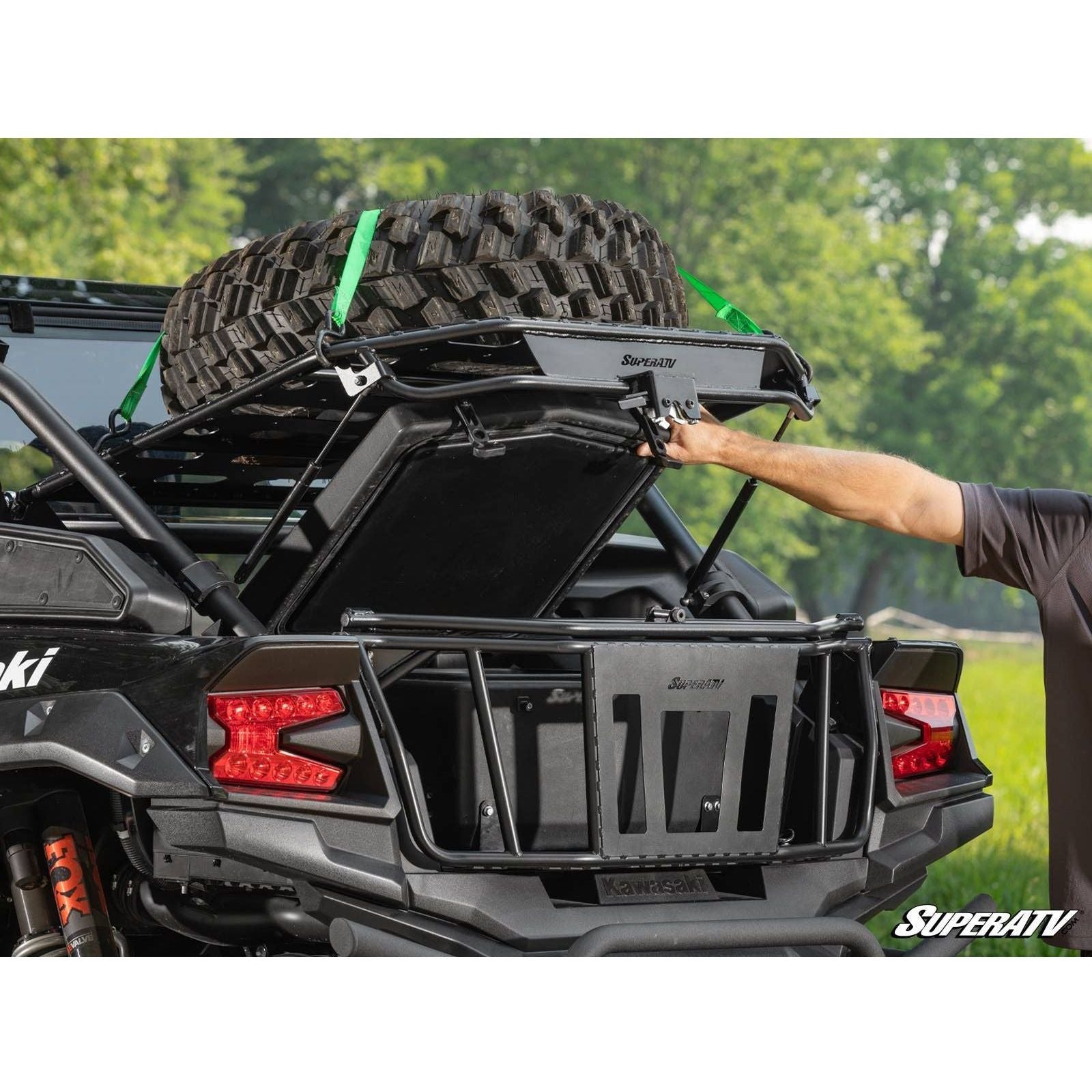 Photo of Kawasaki KRX Cargo Rack Alpha by SuperATV - Premium Storage for UTVs / Side by Sides