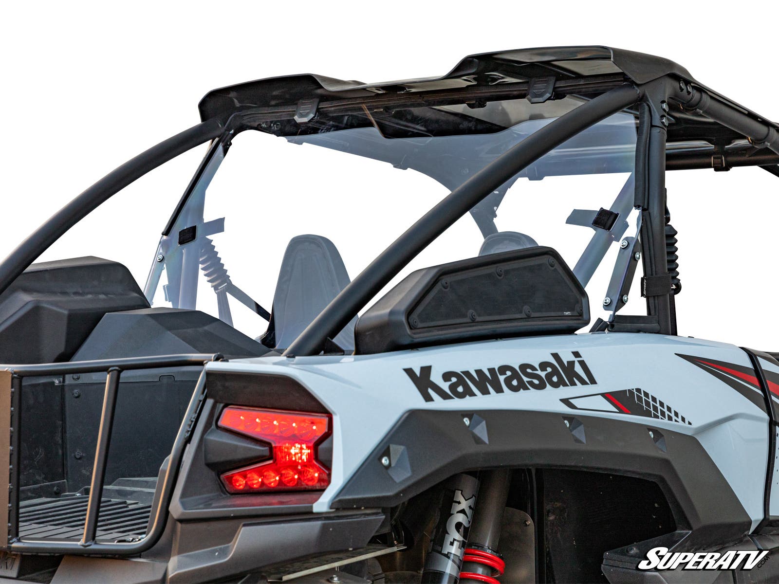 Photo of SuperATV Kawasaki Teryx KRX 1000 Rear Windshield by SuperATV - Premium Windshields for UTVs / Side by Sides