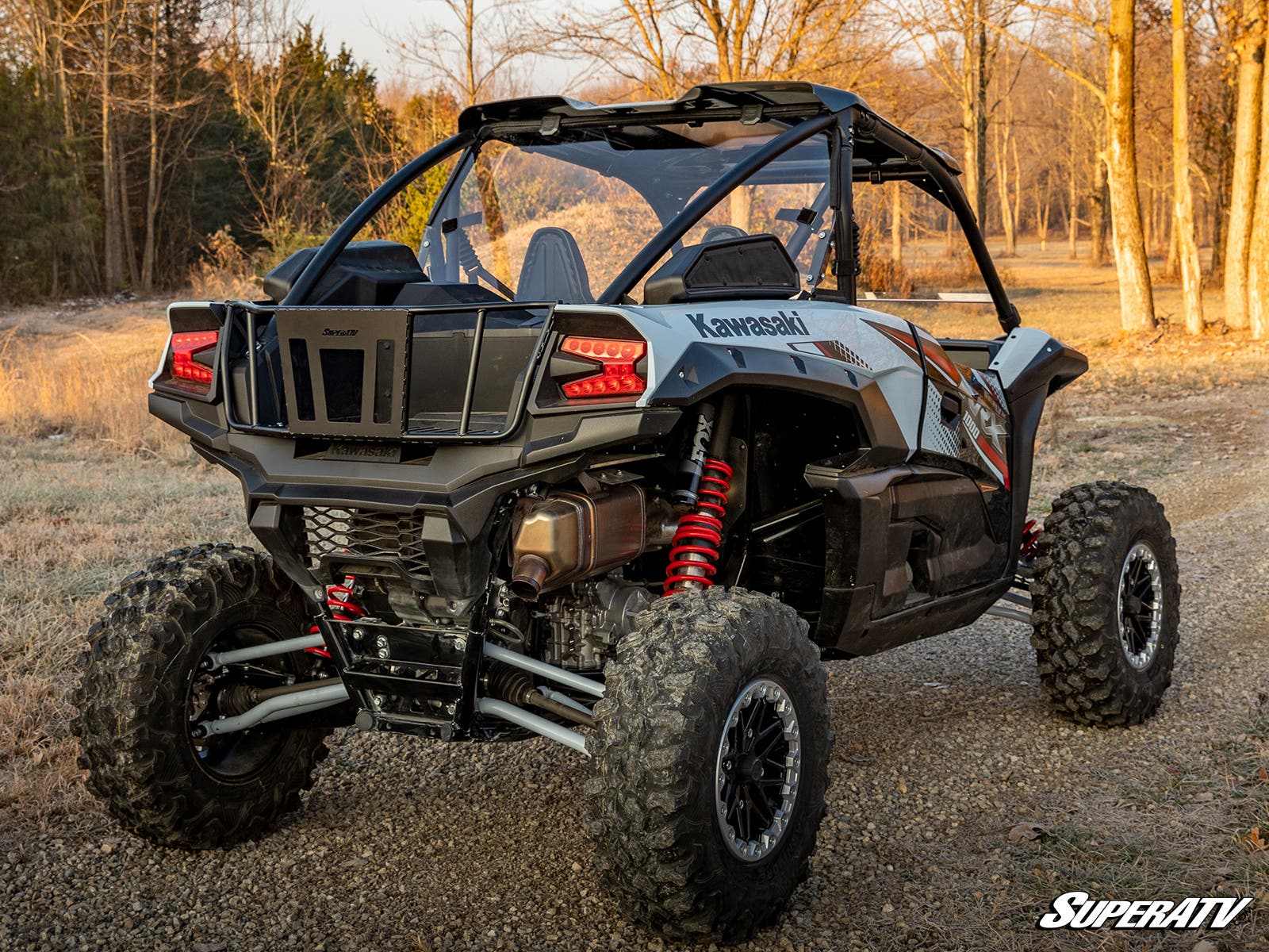 Photo of SuperATV Kawasaki Teryx KRX 1000 Rear Windshield by SuperATV - Premium Windshields for UTVs / Side by Sides