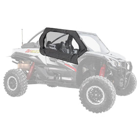 Photo of Kawasaki KRX Primal Soft Cab Enclosure Upper Doors by SuperATV - Premium Cab Enclosures for UTVs / Side by Sides
