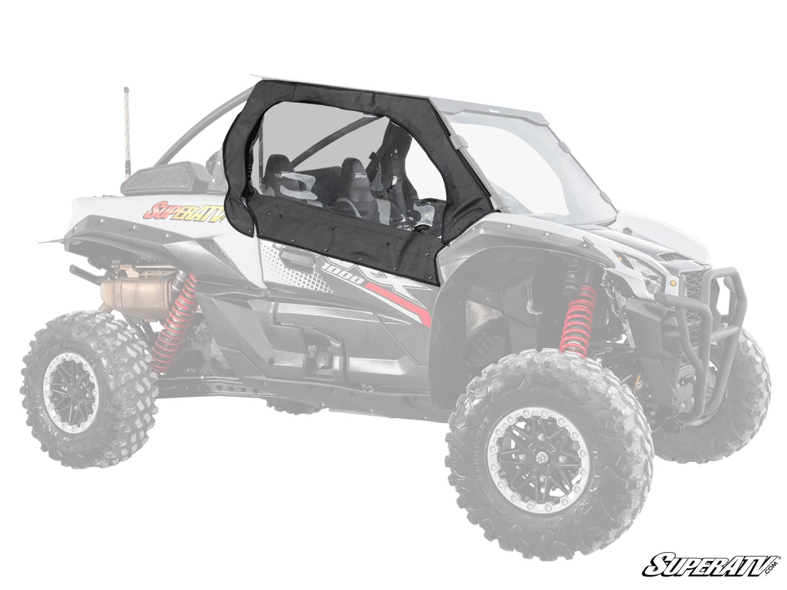 Photo of SuperATV Kawasaki Teryx KRX 1000 Primal Soft Cab Enclosure Upper Doors by SuperATV - Premium Cab Enclosures for UTVs / Side by Sides