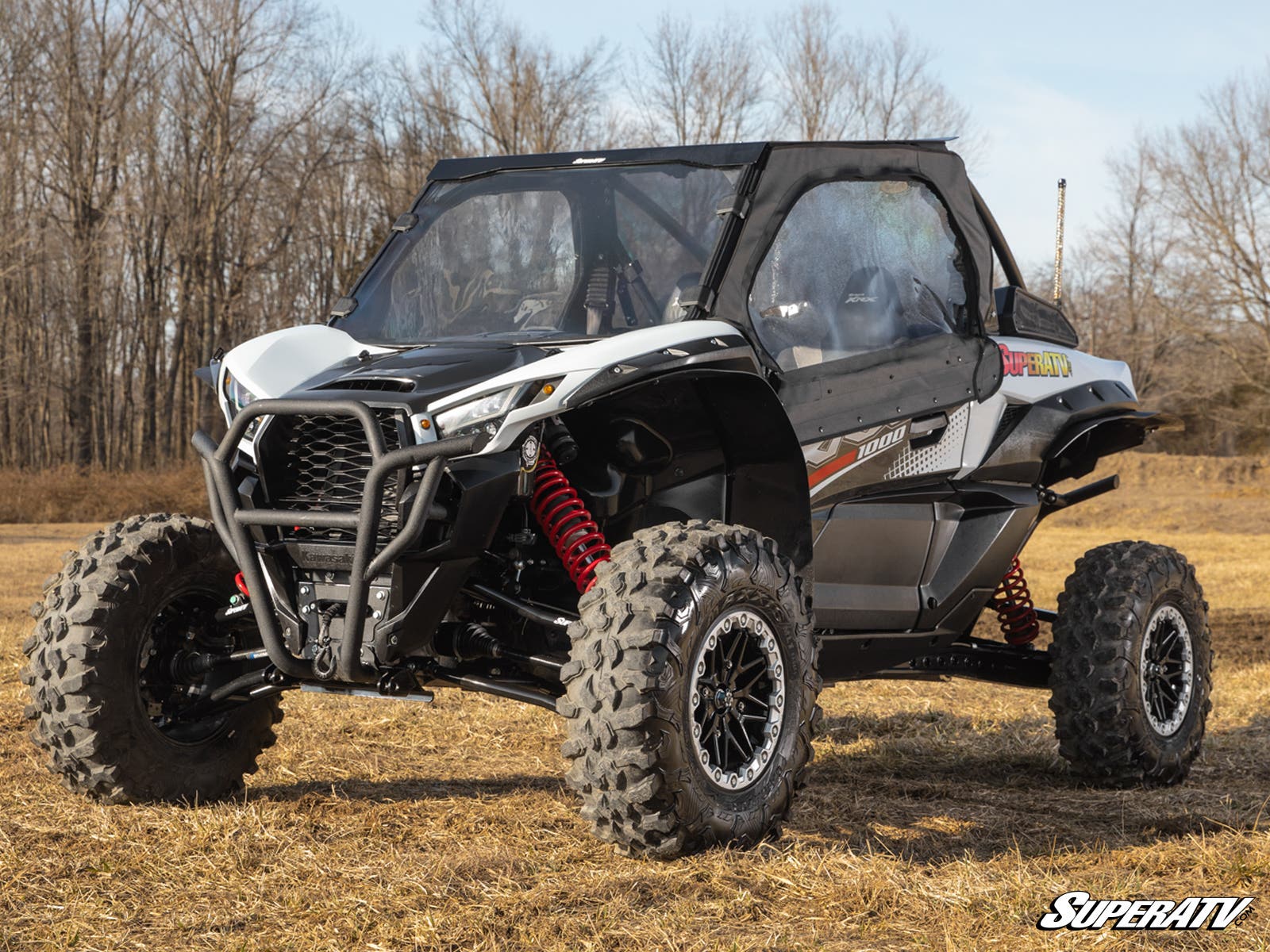 Photo of SuperATV Kawasaki Teryx KRX 1000 Primal Soft Cab Enclosure Upper Doors by SuperATV - Premium Cab Enclosures for UTVs / Side by Sides