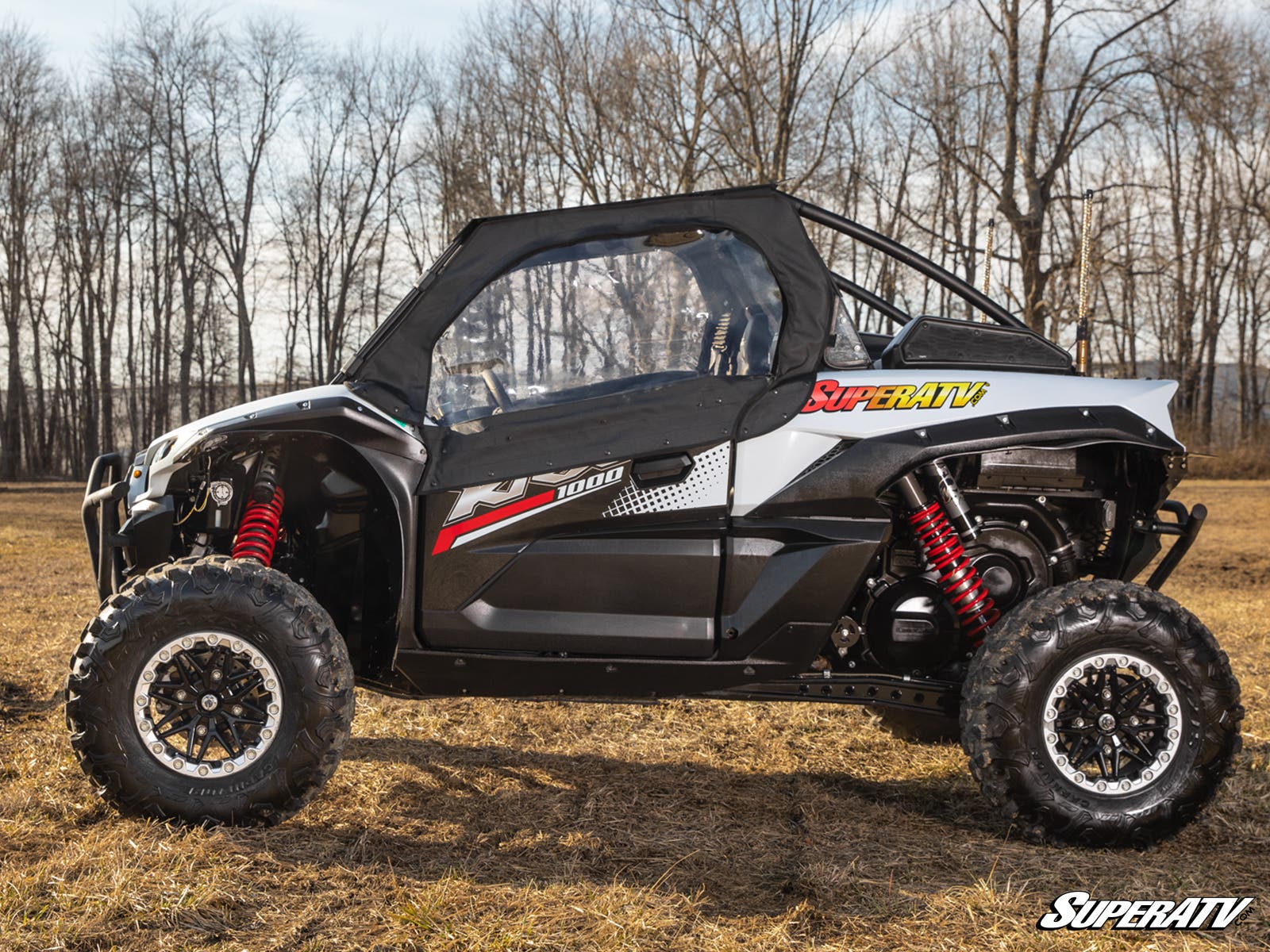 Photo of SuperATV Kawasaki Teryx KRX 1000 Primal Soft Cab Enclosure Upper Doors by SuperATV - Premium Cab Enclosures for UTVs / Side by Sides