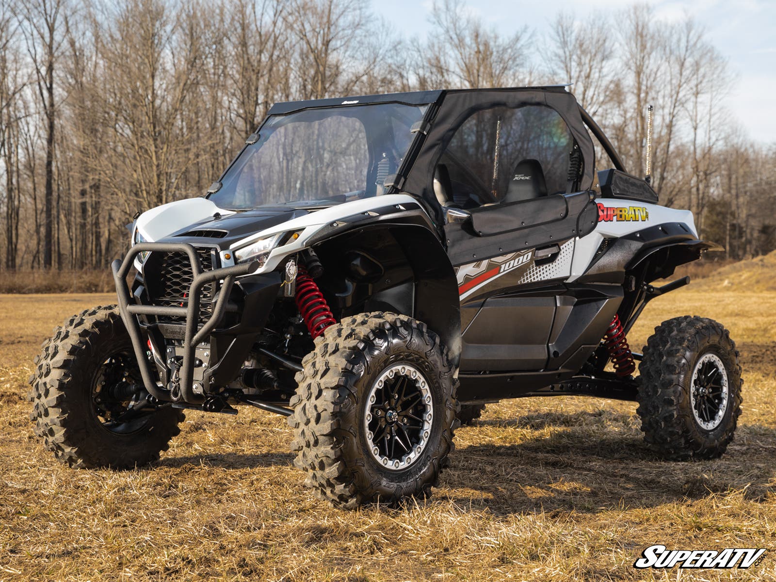 Photo of SuperATV Kawasaki Teryx KRX 1000 Primal Soft Cab Enclosure Upper Doors by SuperATV - Premium Cab Enclosures for UTVs / Side by Sides