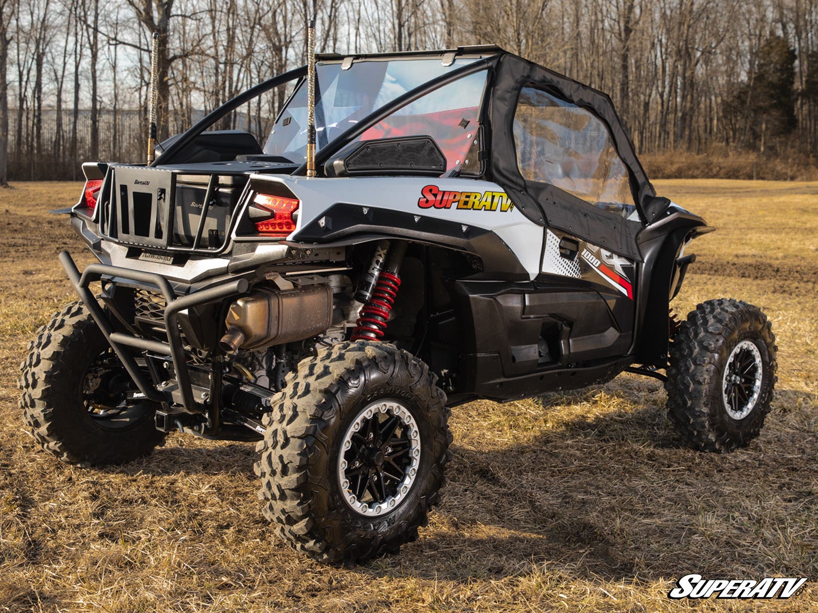 Photo of SuperATV Kawasaki Teryx KRX 1000 Primal Soft Cab Enclosure Upper Doors by SuperATV - Premium Cab Enclosures for UTVs / Side by Sides